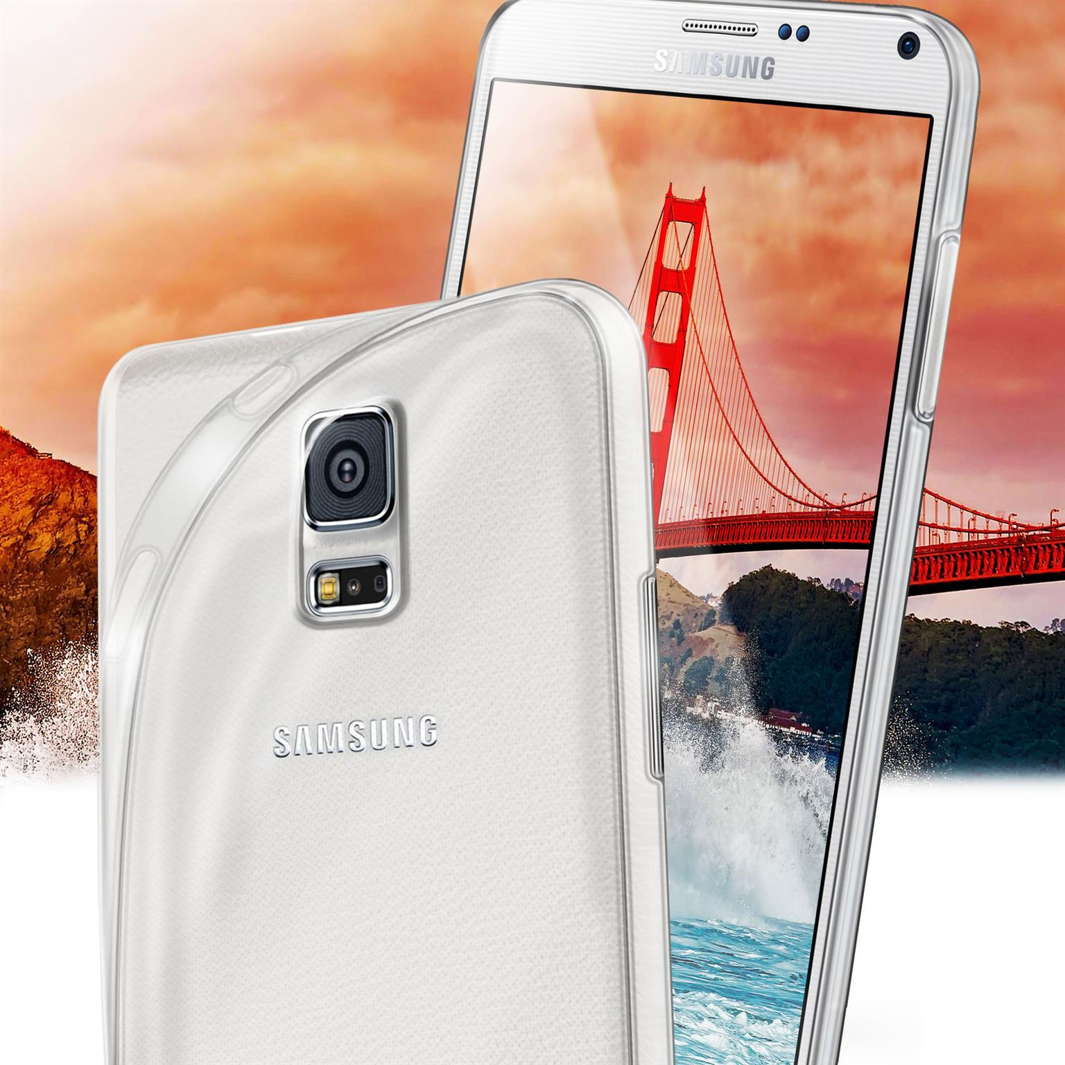 MOEX 4, Backcover, Note Galaxy Case, Crystal-Clear Aero Samsung,