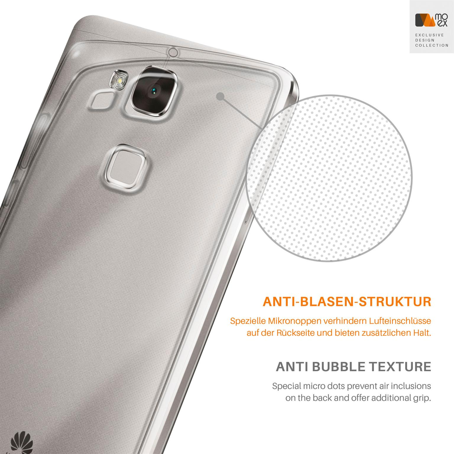 MOEX Aero Crystal-Clear Case, 7, Mate Huawei, Backcover, Ascend
