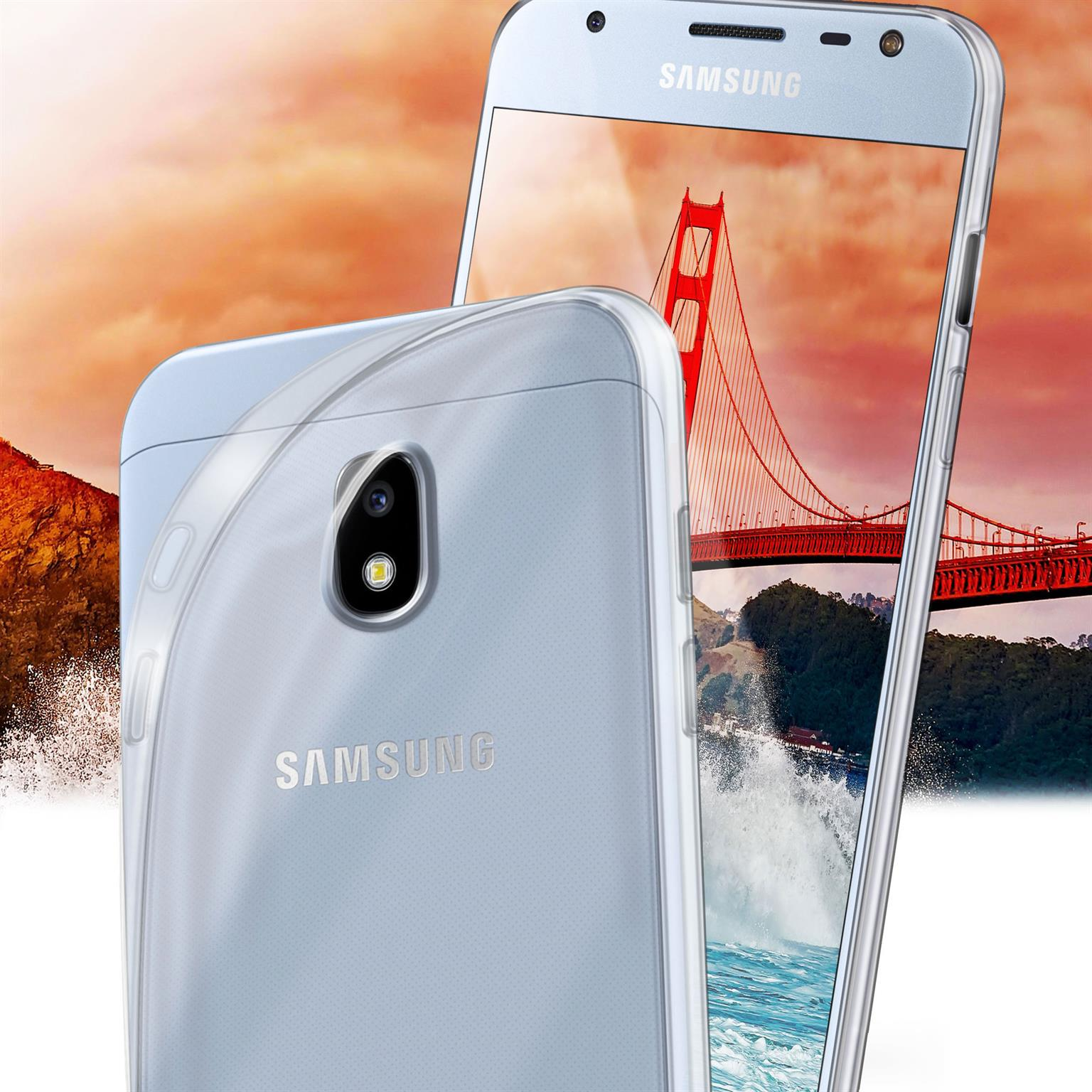 MOEX Crystal-Clear Samsung, J5 Case, Aero (2017), Galaxy Backcover,