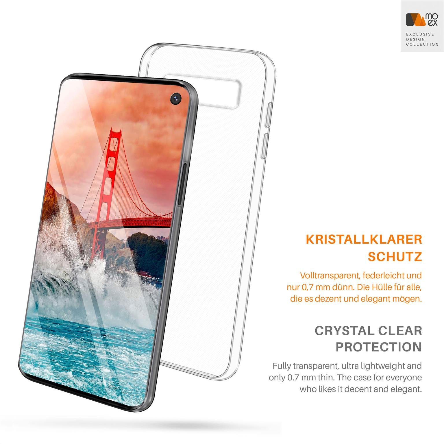 MOEX Aero Crystal-Clear S10e, Galaxy Samsung, Backcover, Case