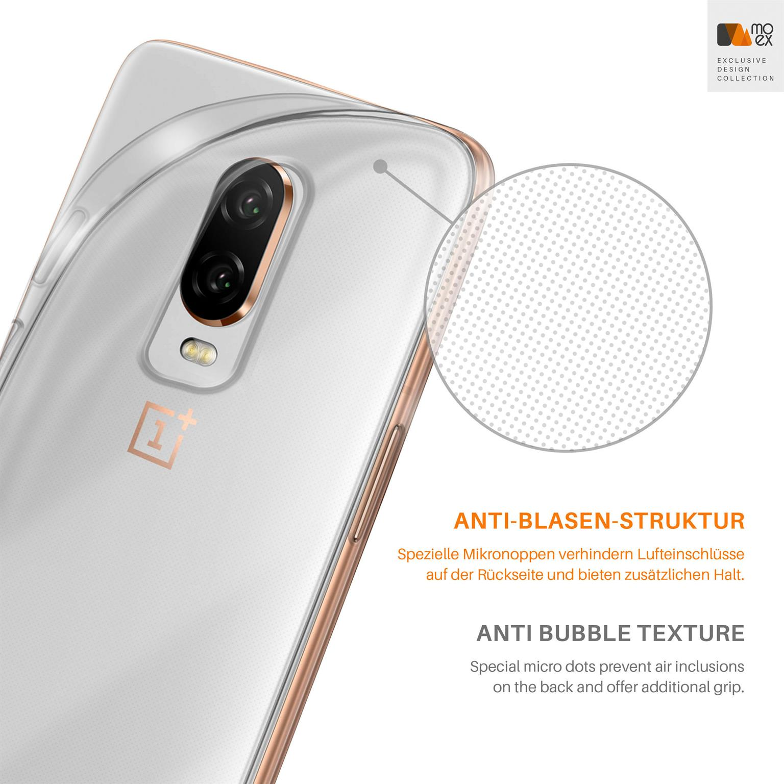 MOEX Aero Case, Backcover, OnePlus, Crystal-Clear 6T