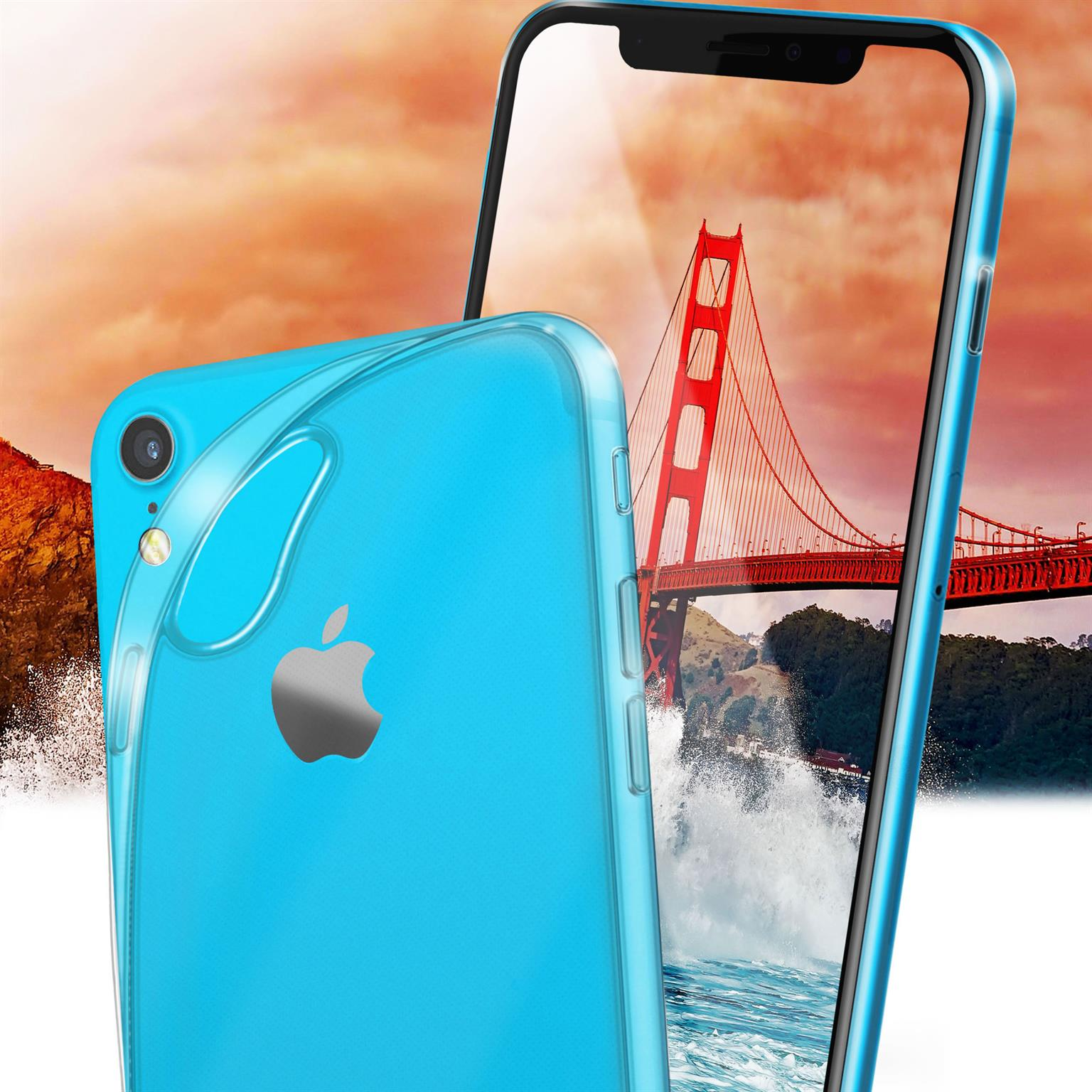 Crystal-Clear Case, iPhone Apple, Backcover, XR, MOEX Aero