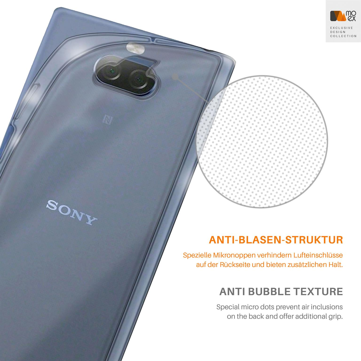 Aero Sony, 10 MOEX Case, Xperia Plus, Crystal-Clear Backcover,