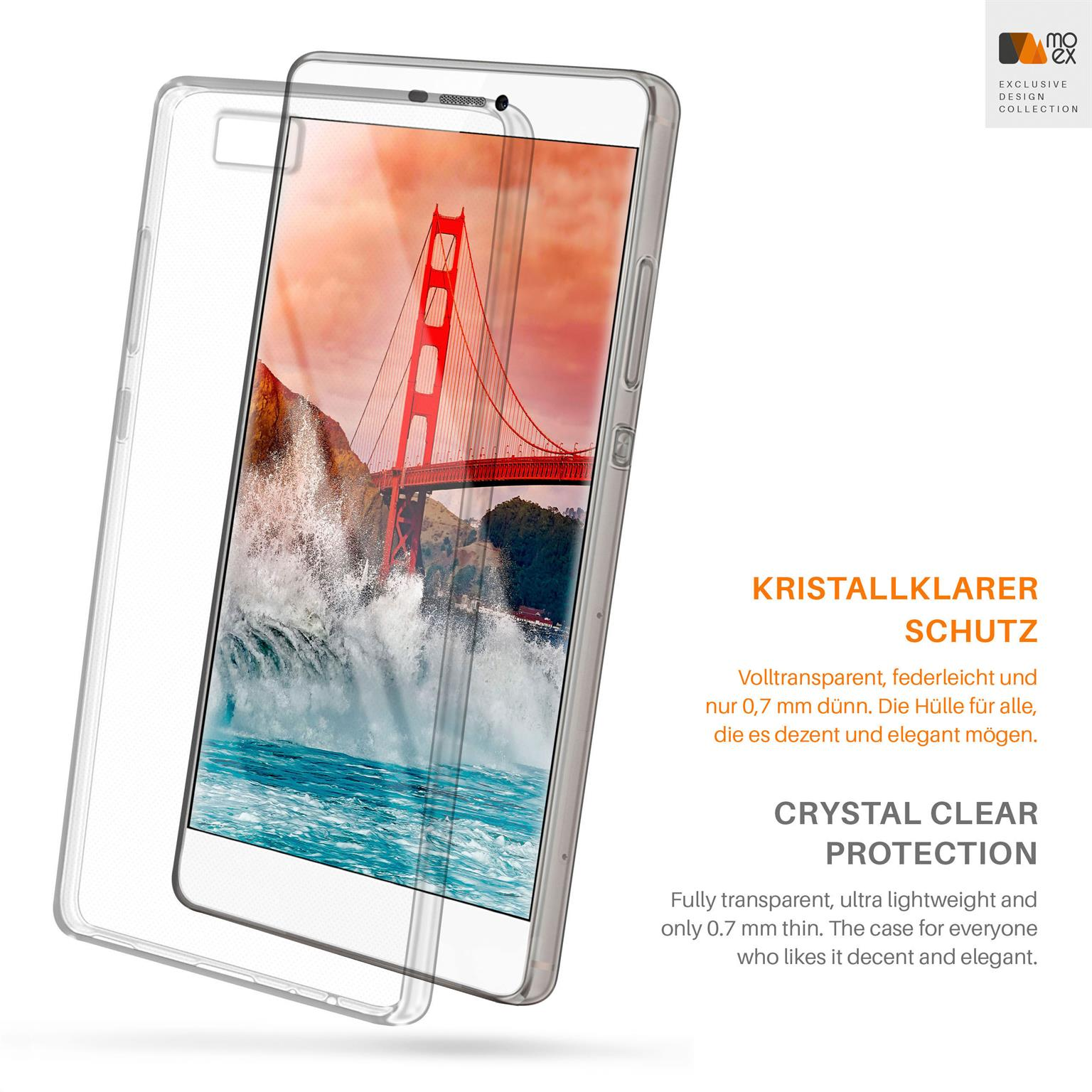 MOEX Aero Case, Crystal-Clear P8, Backcover, Huawei