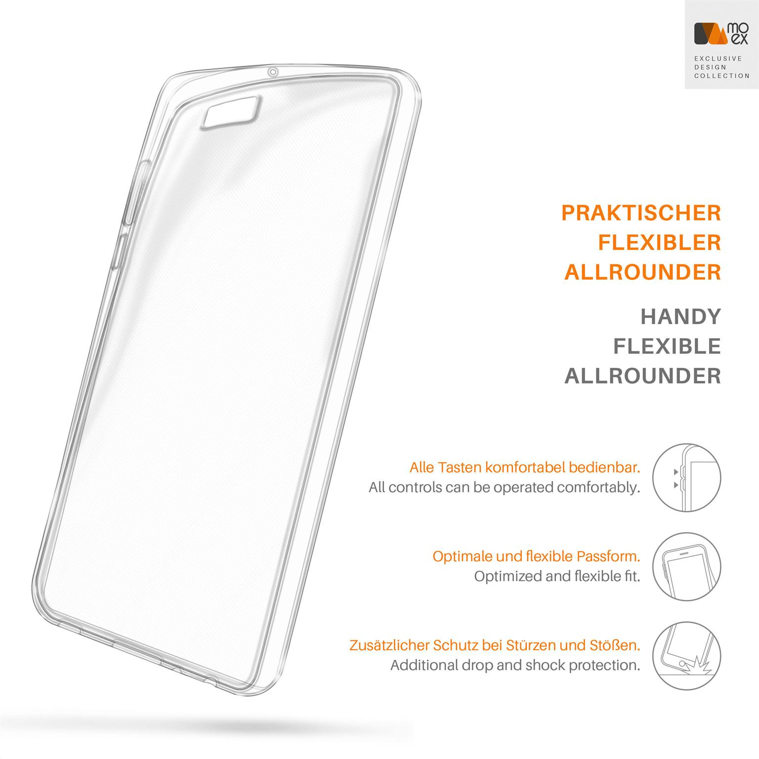 Aero Crystal-Clear Backcover, P8, Huawei, Case, MOEX