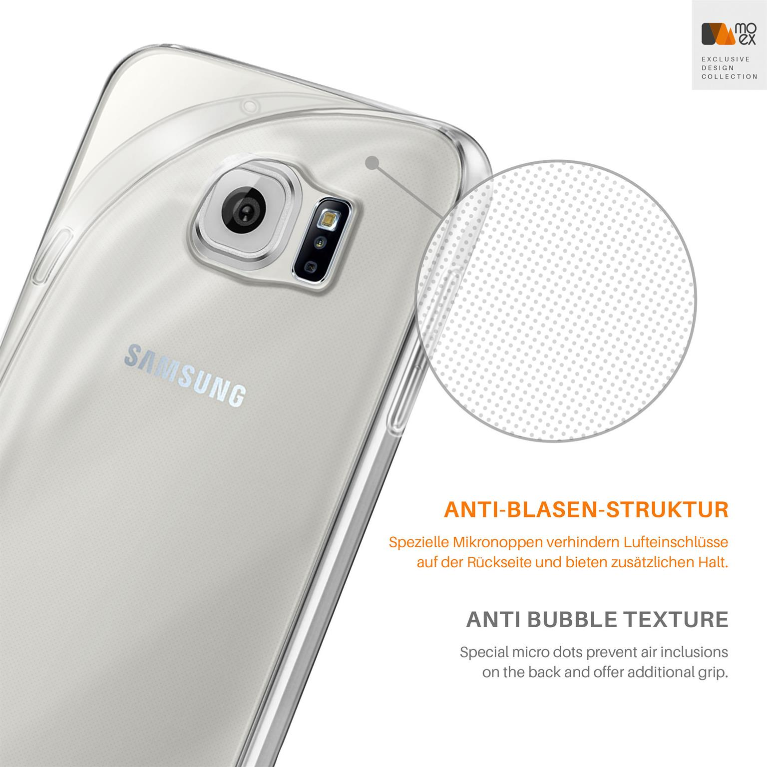 S6, Case, Crystal-Clear Backcover, MOEX Galaxy Samsung, Aero