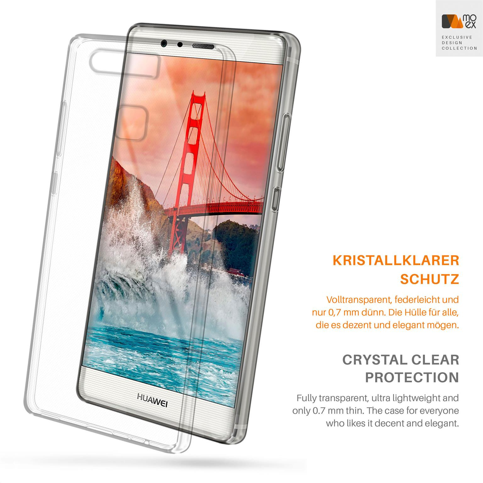 MOEX Aero Huawei, P9, Backcover, Case, Crystal-Clear