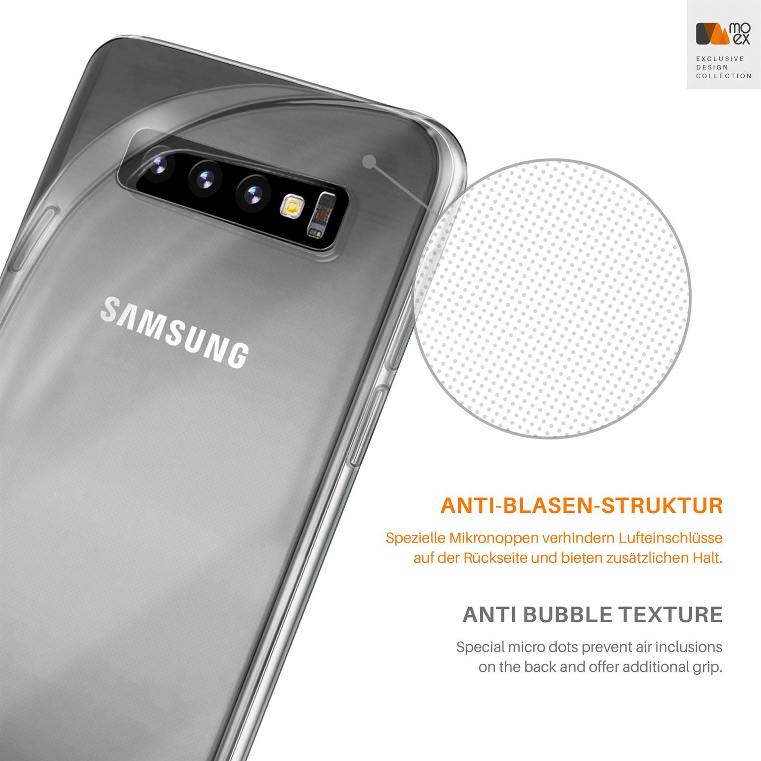 Samsung, Case, Aero Galaxy MOEX S10, Backcover, Crystal-Clear