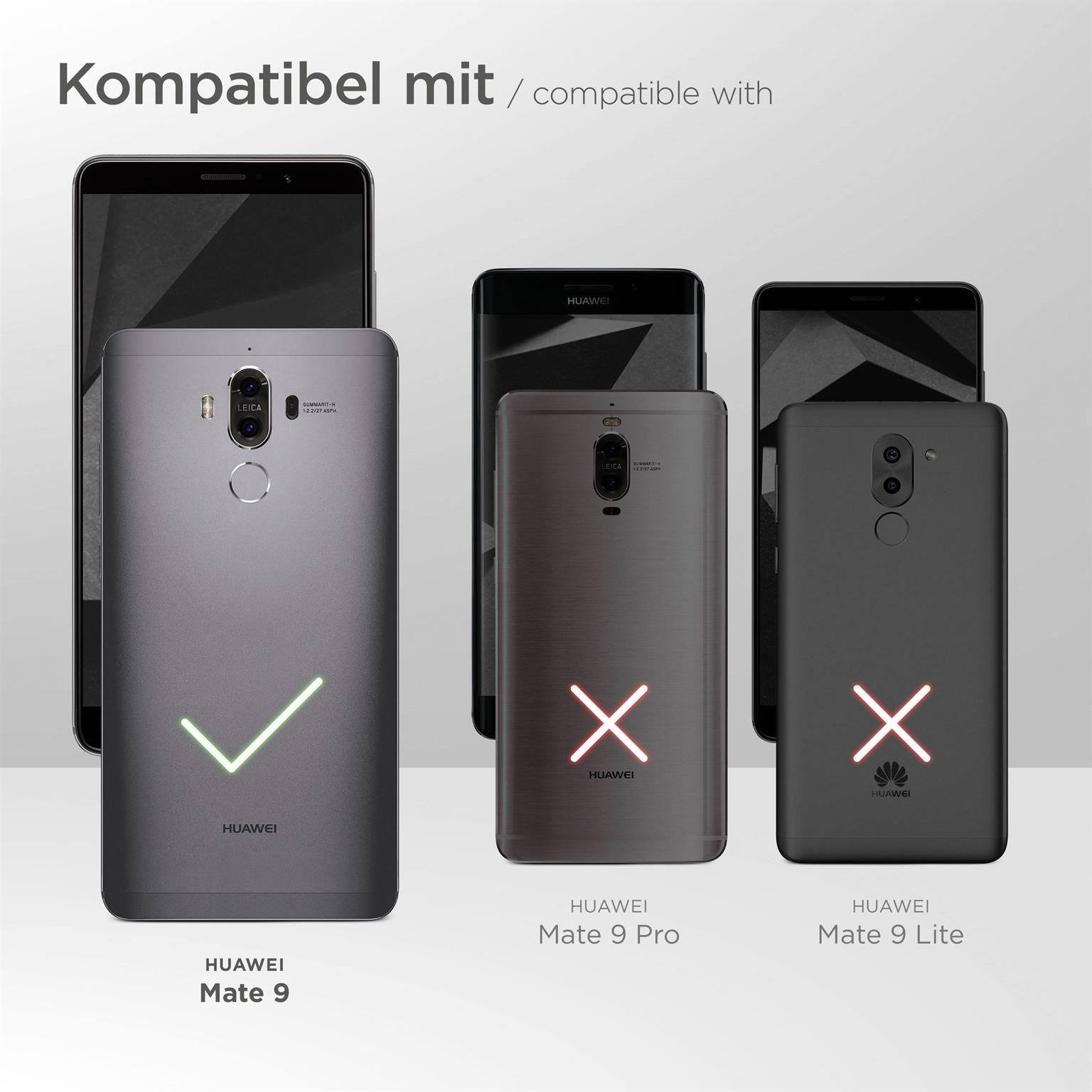 MOEX Flip Case, Flip Cover, Deep-Black 9, Mate Huawei