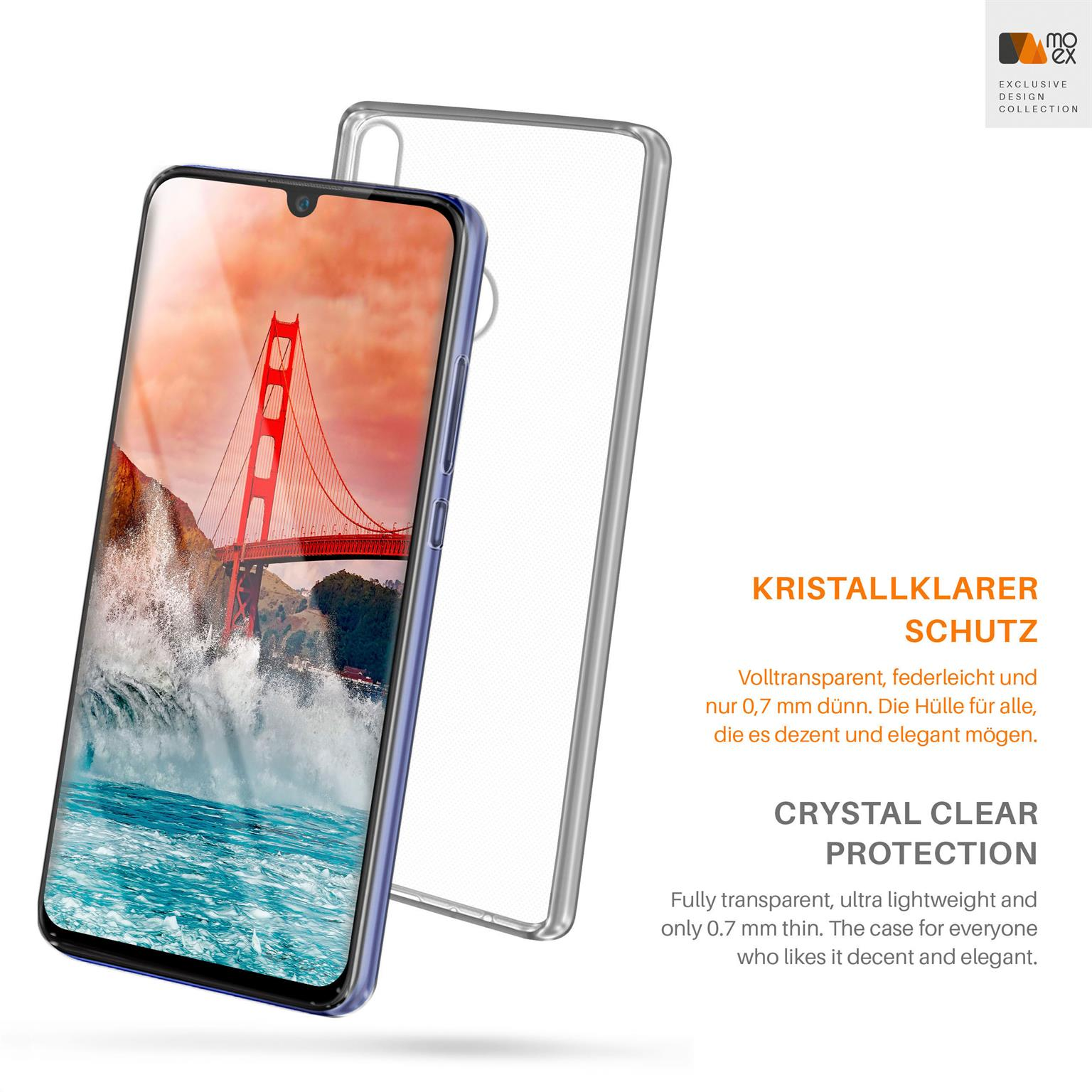MOEX Aero Case, P Huawei, Backcover, 2019, Crystal-Clear Plus smart