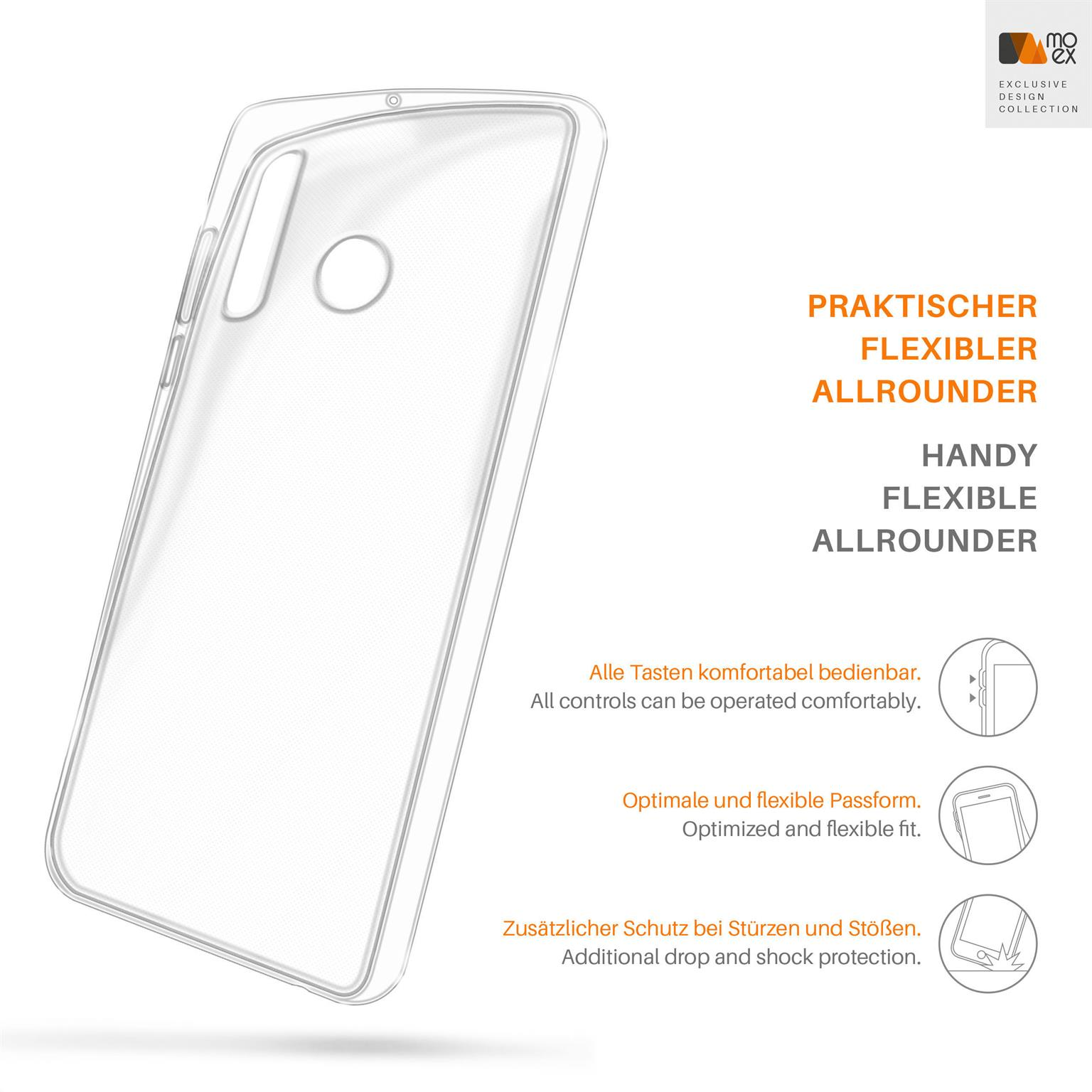 smart 2019, Backcover, Plus Huawei, MOEX Case, Aero Crystal-Clear P
