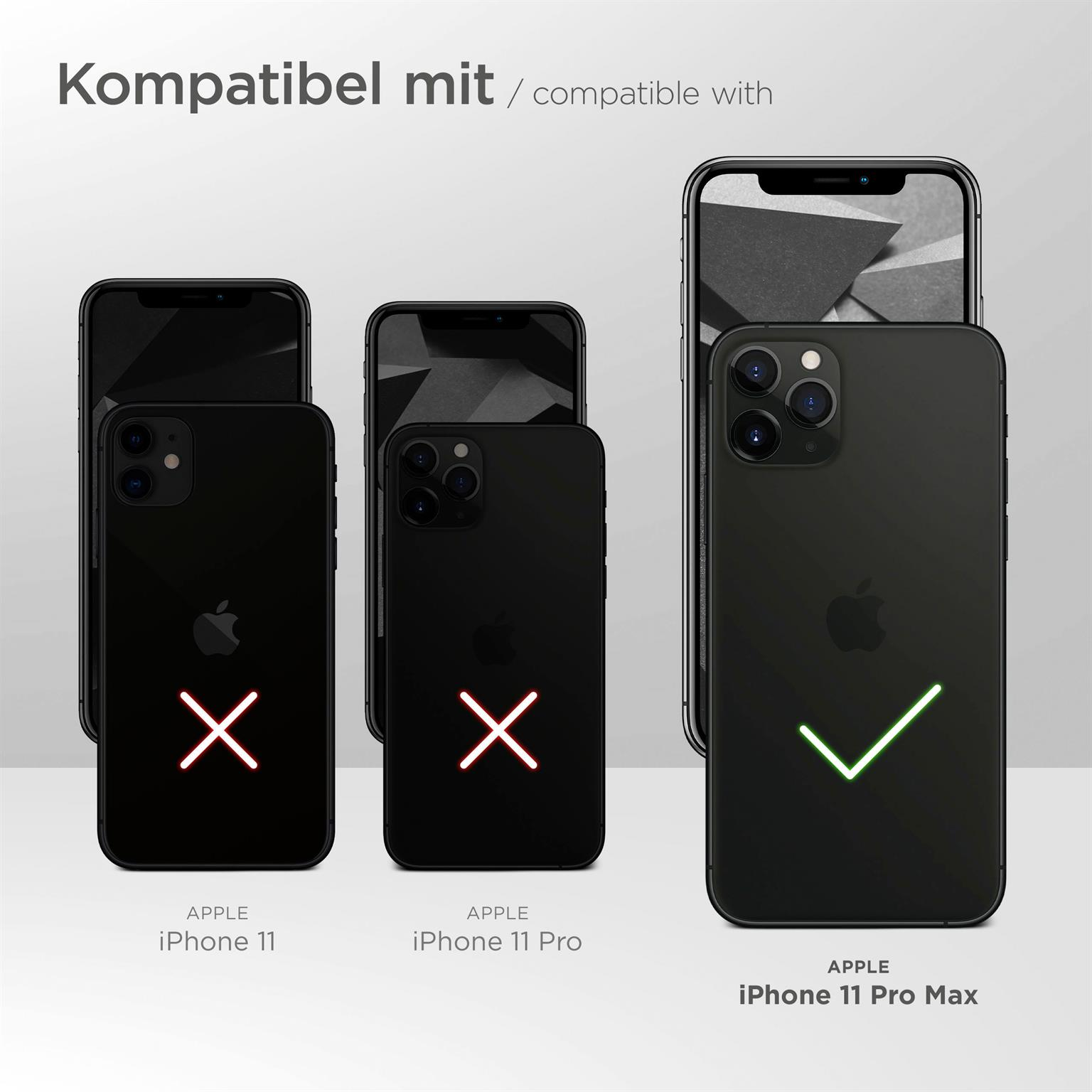 11 matt Apple iPhone 3x MOEX Pro Displayschutz(für Max) Schutzfolie,