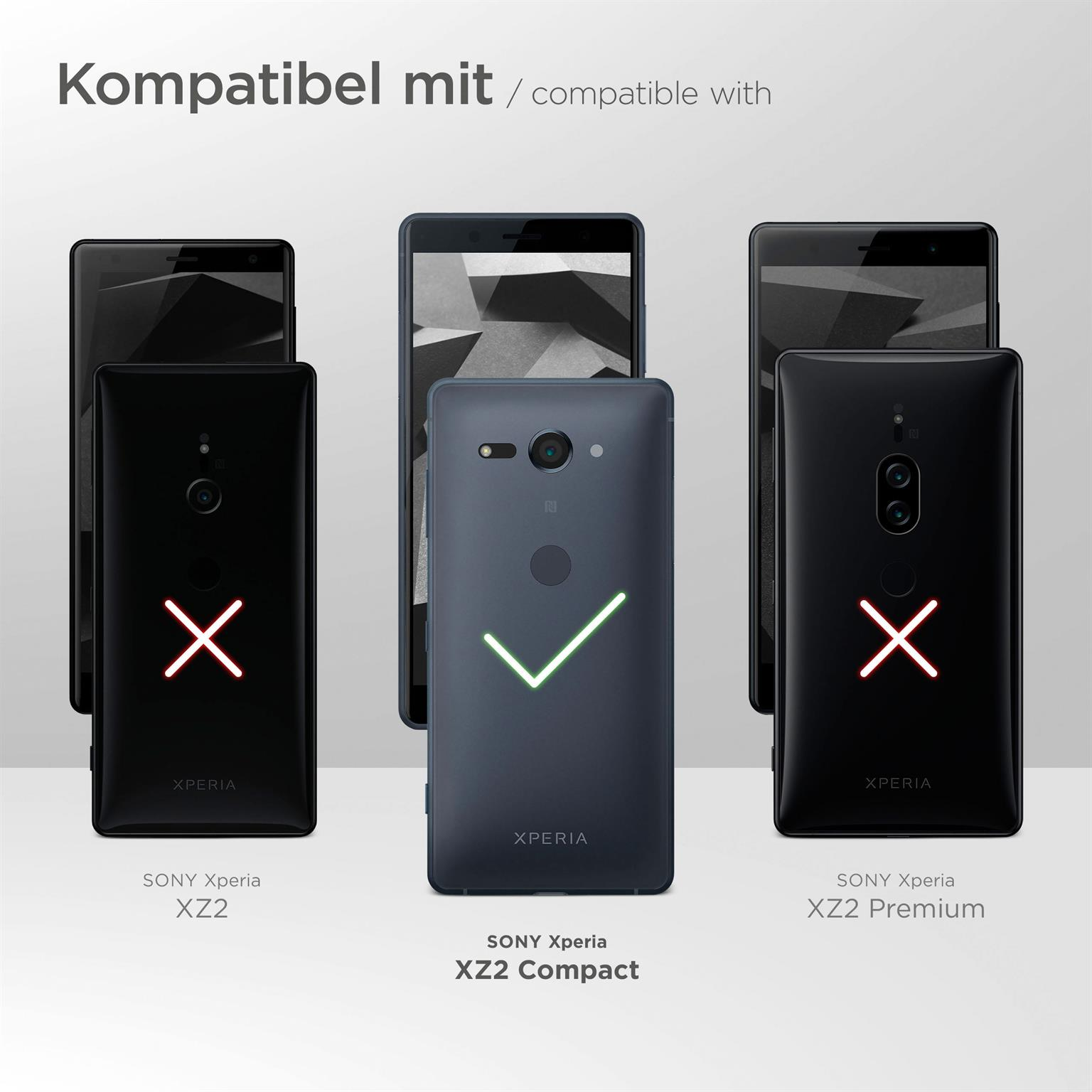 Telefone mit Hüllen, in der Mitte ein grünes Häkchen.