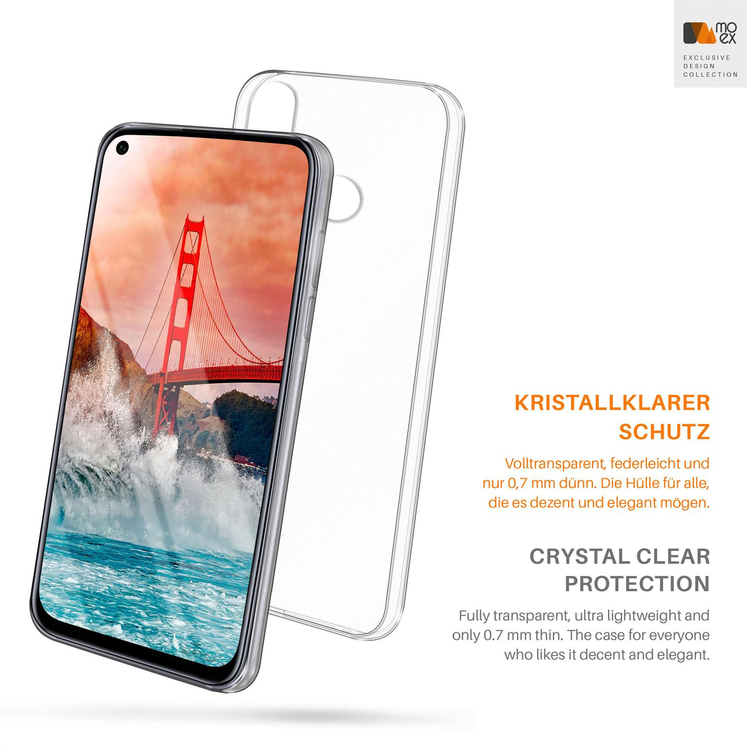 Aero Huawei, Backcover, Lite P20 Case, MOEX Crystal-Clear (2019),