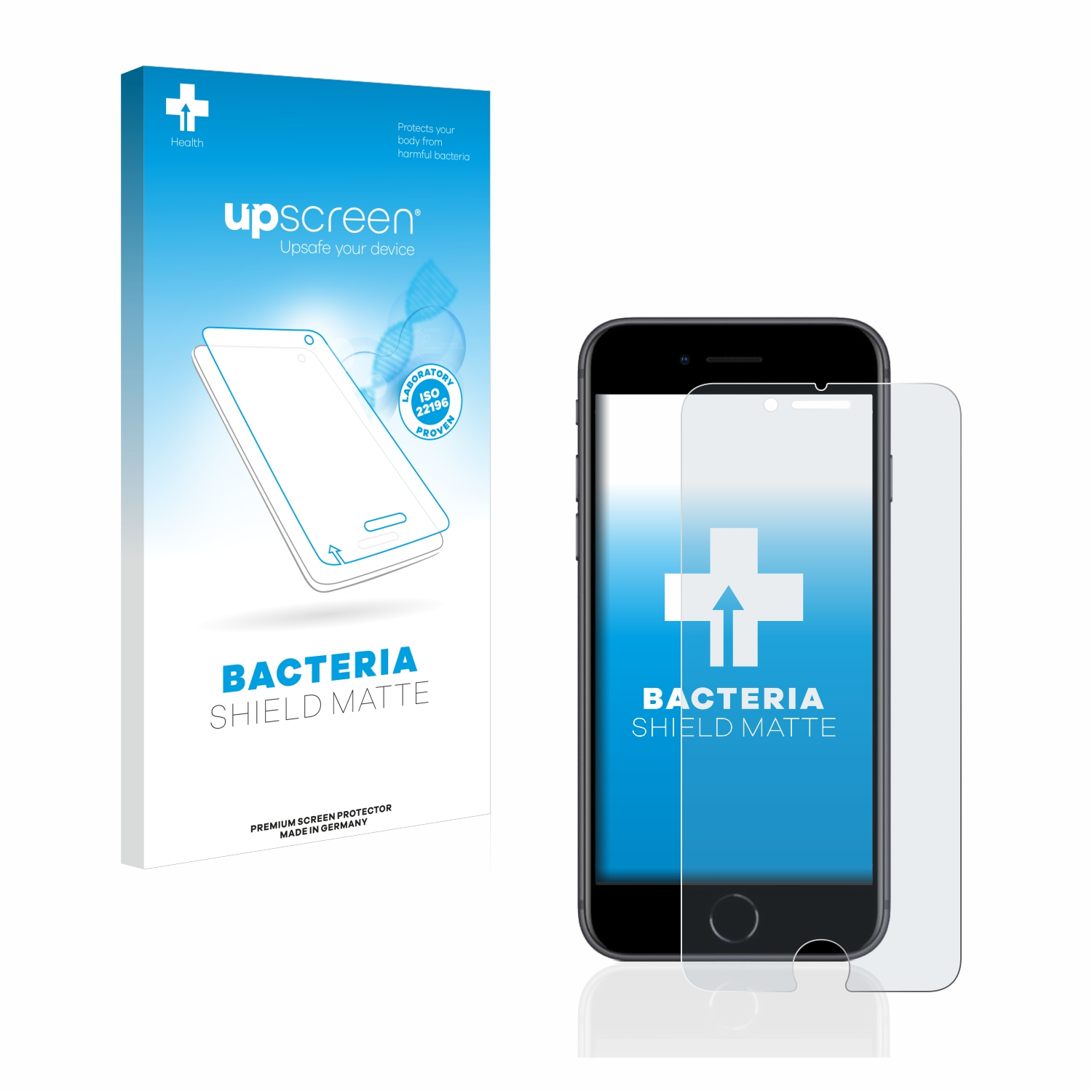 UPSCREEN antibakteriell entspiegelt iPhone Schutzfolie(für 8) matte Apple