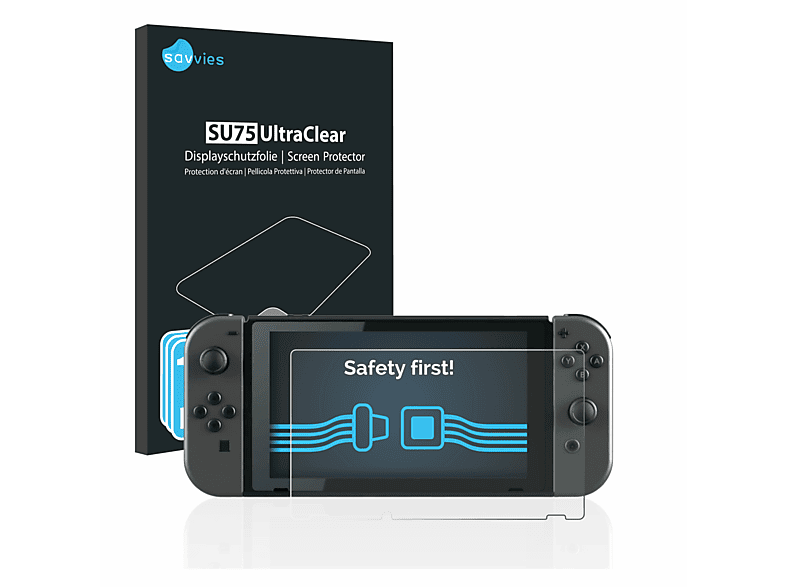 SAVVIES 18x Nintendo Schutzfolie(für klare Switch)