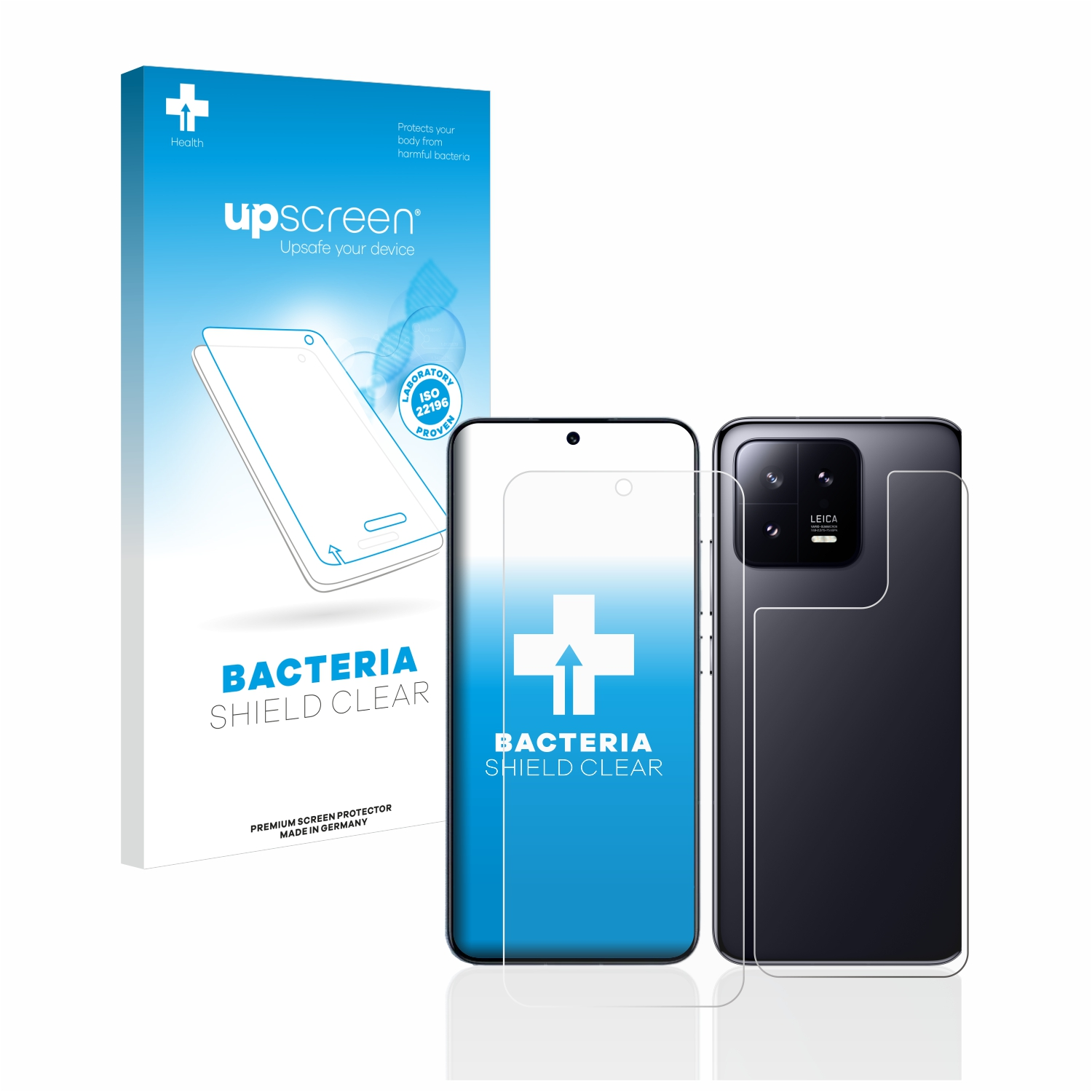 UPSCREEN antibakteriell 13) Xiaomi klare Schutzfolie(für
