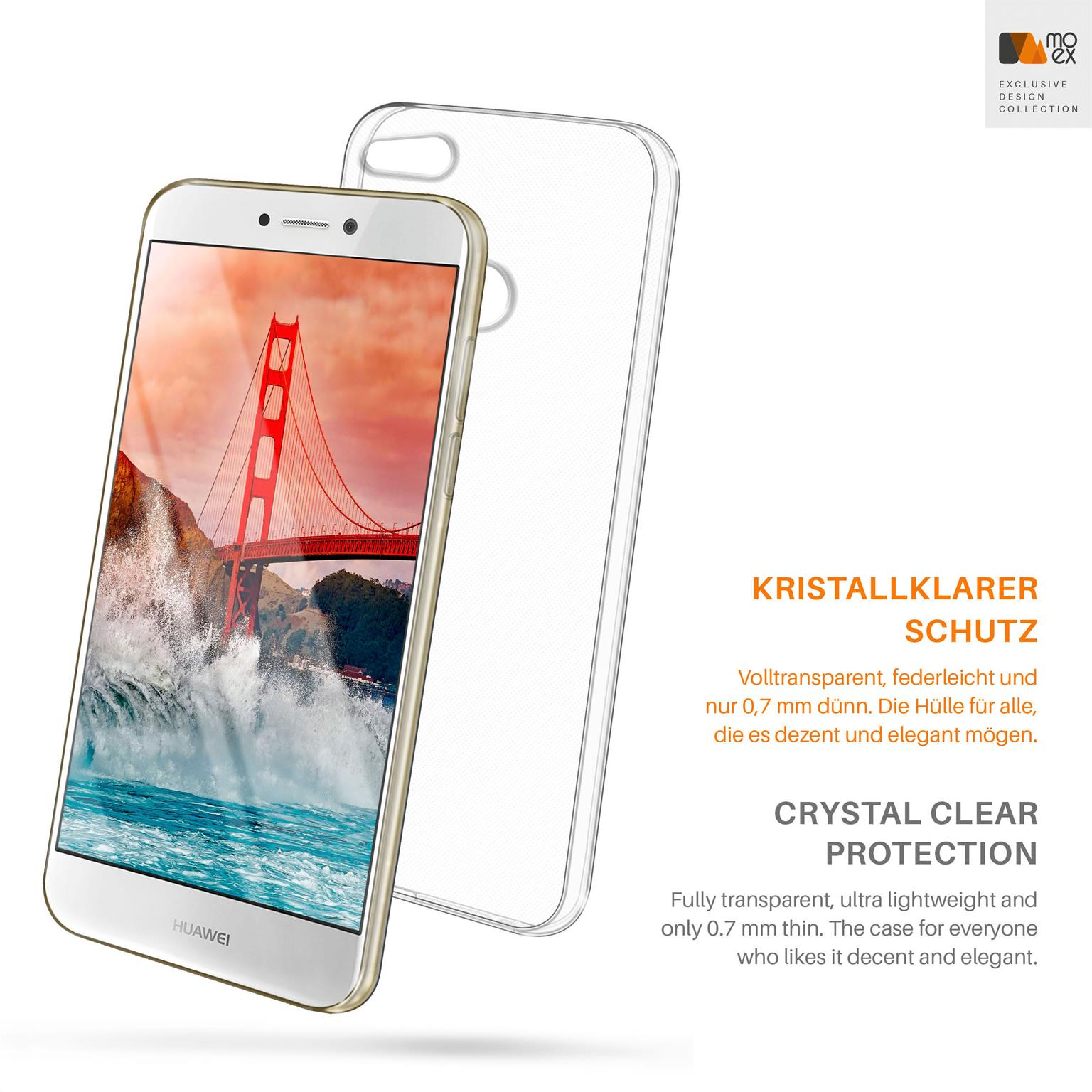 Huawei, Case, Crystal-Clear Aero Backcover, P8 Lite MOEX 2017,