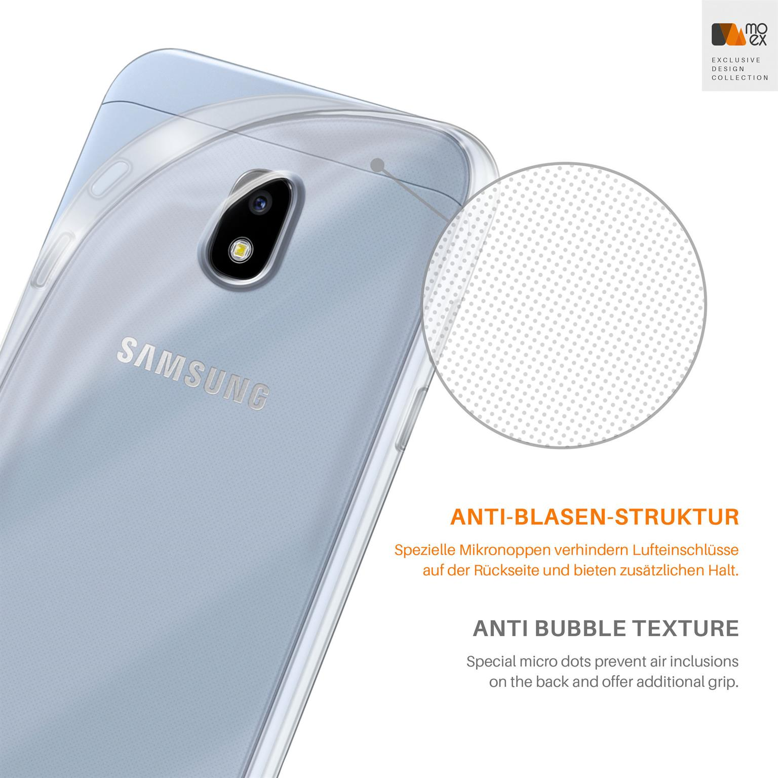 MOEX Aero Case, Backcover, Crystal-Clear (2017), Galaxy J3 Samsung