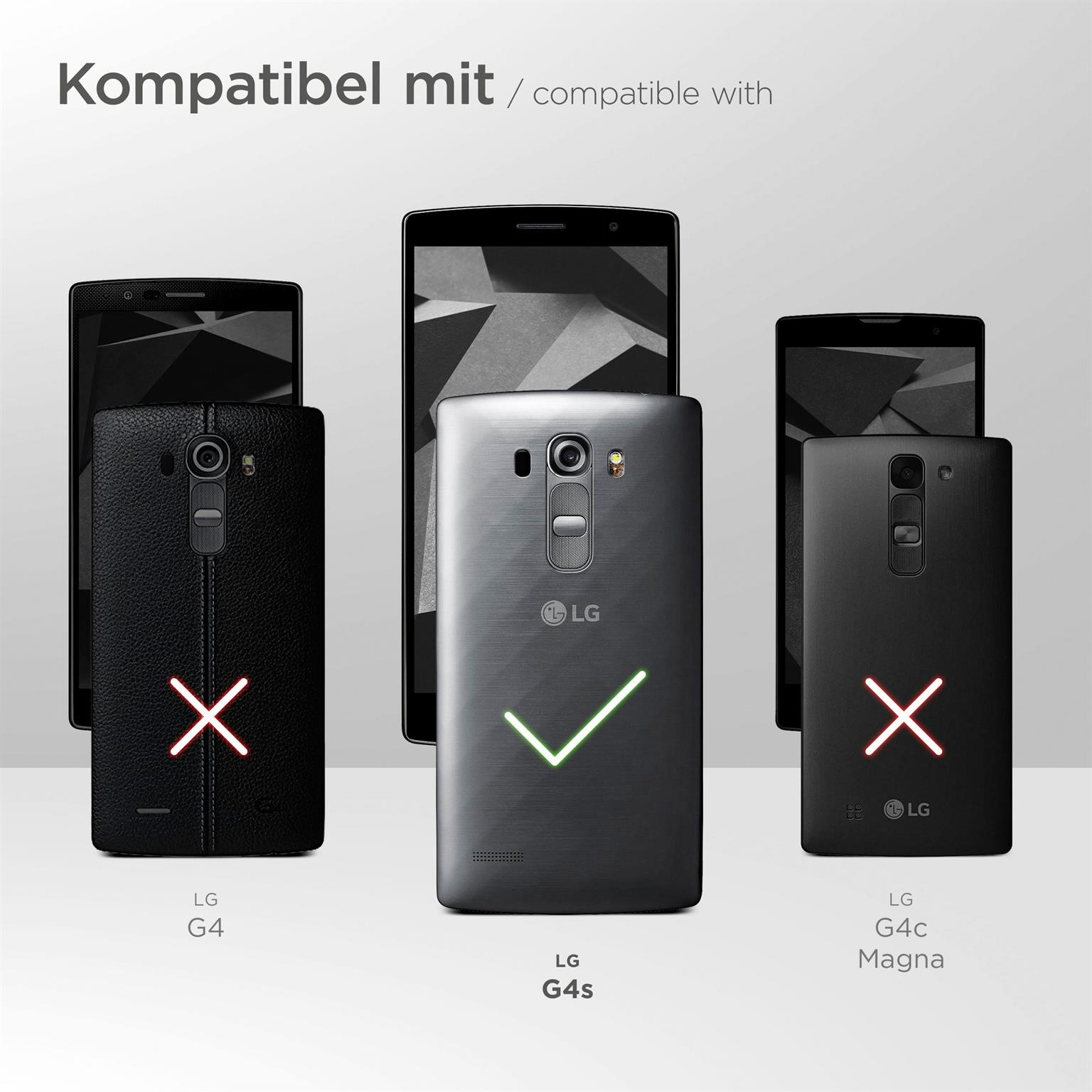 MOEX Flip Deep-Black G4s, Case, Cover, Flip LG