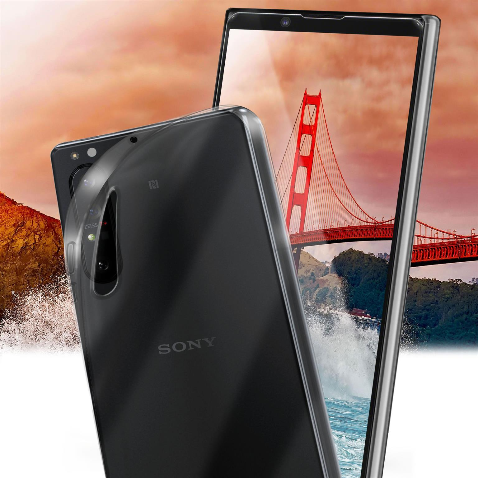 MOEX Aero Sony, Case, Crystal-Clear Xperia 1 Backcover, II