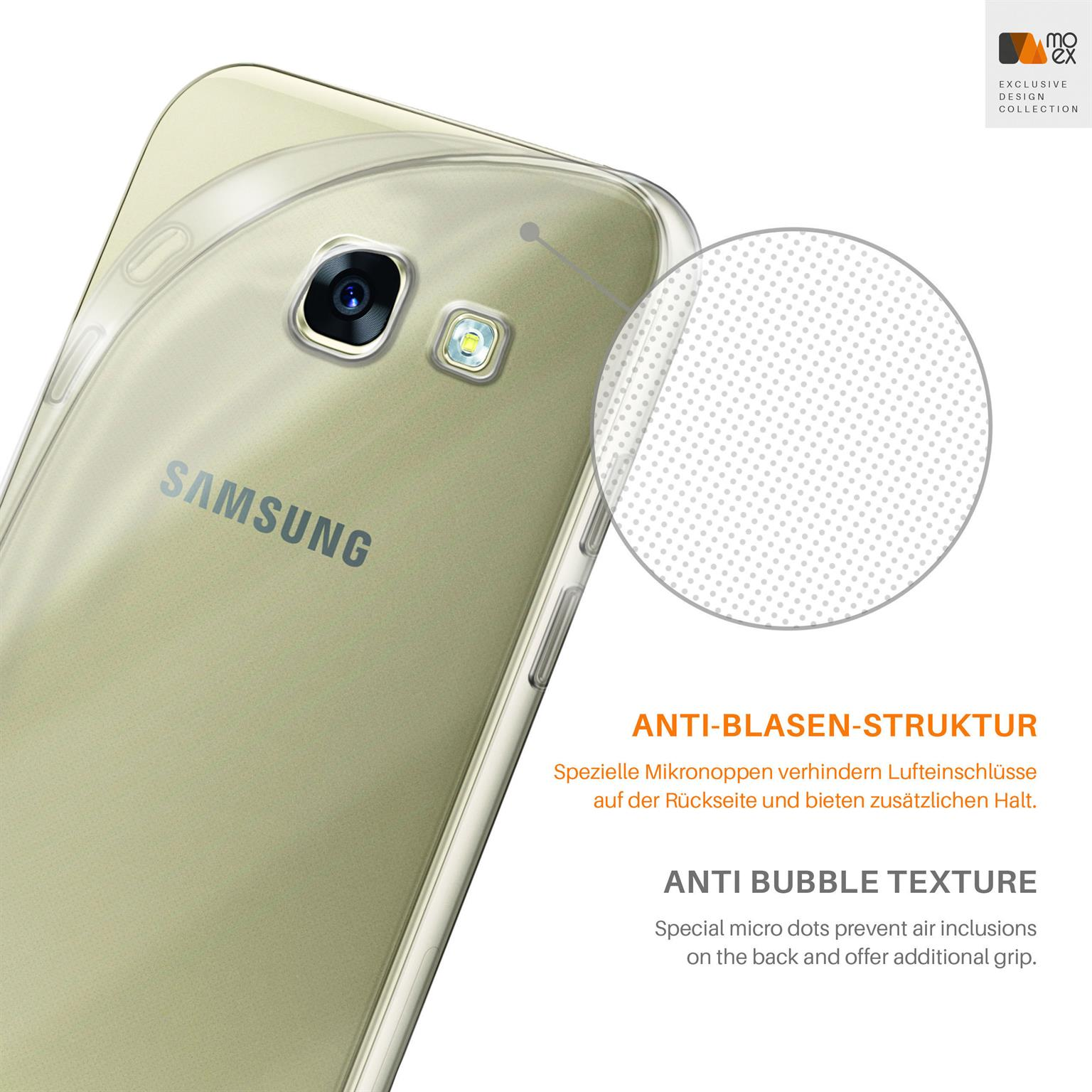 Galaxy Backcover, (2017), Case, MOEX Crystal-Clear Samsung, Aero A3