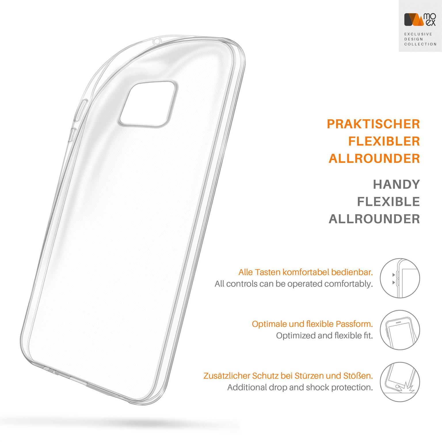 Backcover, Huawei, MOEX 20 Case, Mate Pro, Crystal-Clear Aero