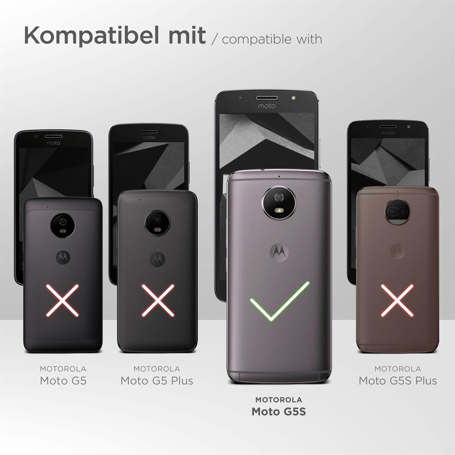 3x Moto Displayschutz(für matt Lenovo MOEX Schutzfolie, G5s)