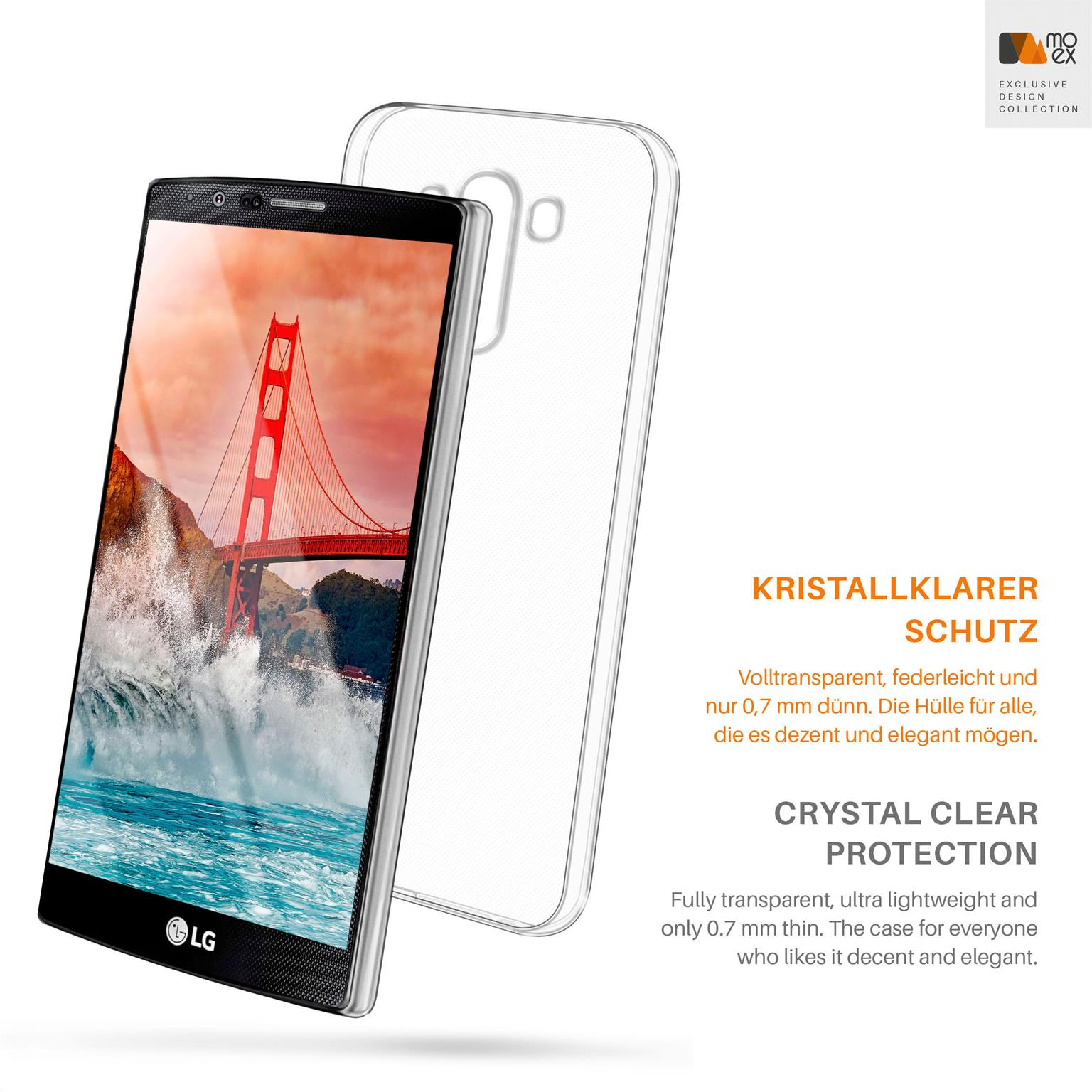 Backcover, Crystal-Clear G4, LG, Aero Case, MOEX