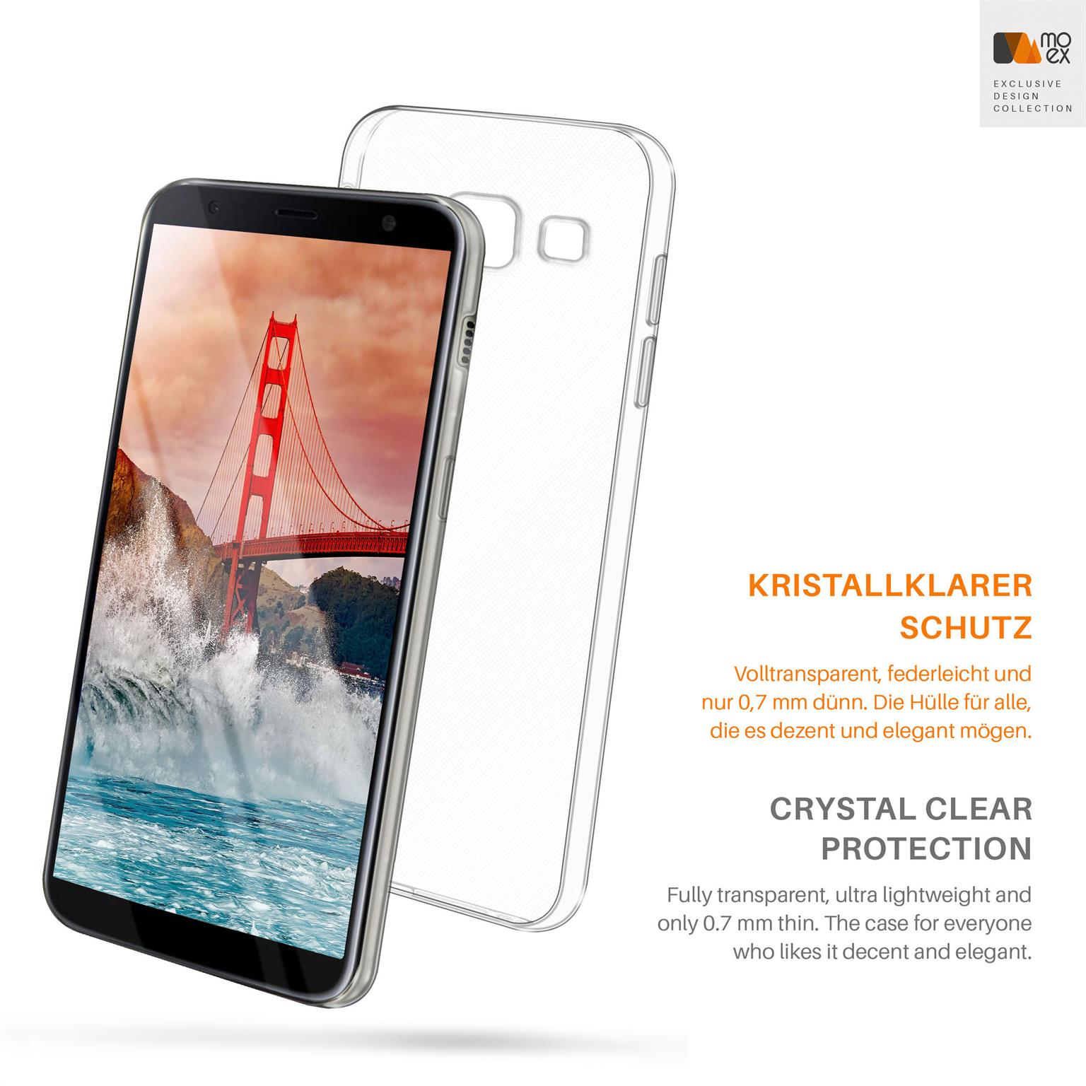 MOEX Aero Case, Backcover, Samsung, J4 Galaxy Crystal-Clear Plus