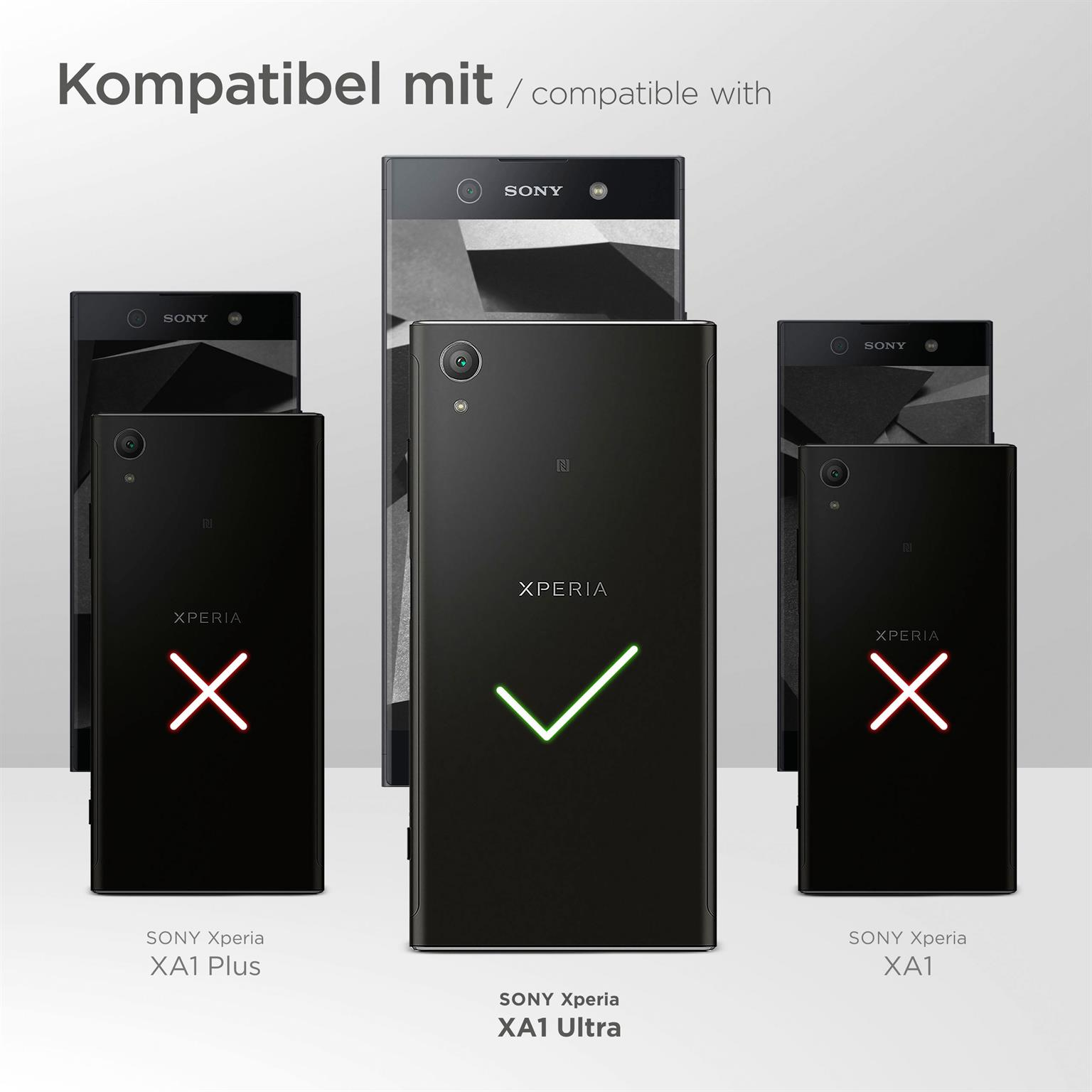 Xperia Crystal-Clear Backcover, MOEX Case, Sony, Ultra, XA1 Aero