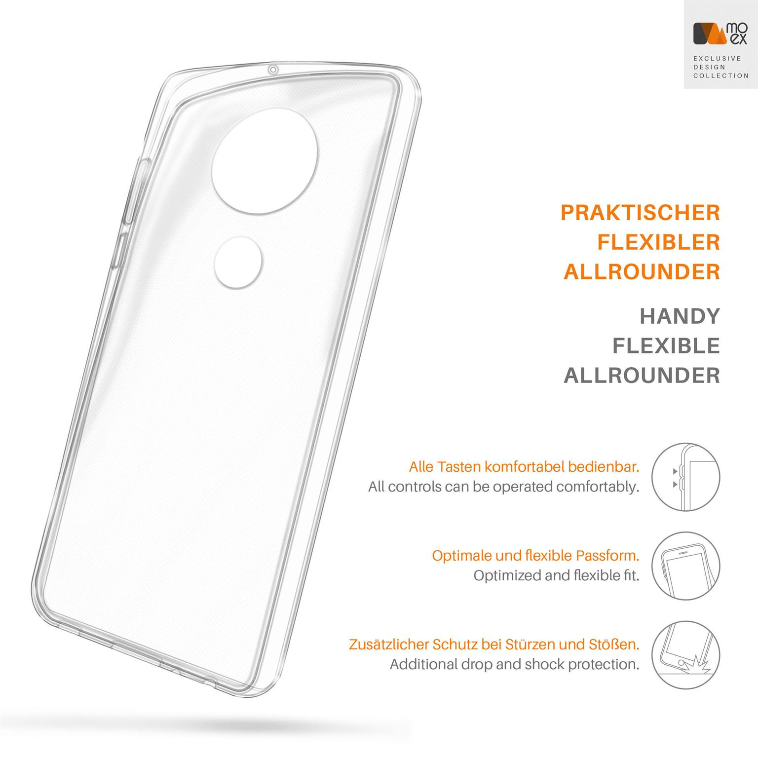 Backcover, Aero G7 Motorola, Case, Moto Plus, Crystal-Clear MOEX