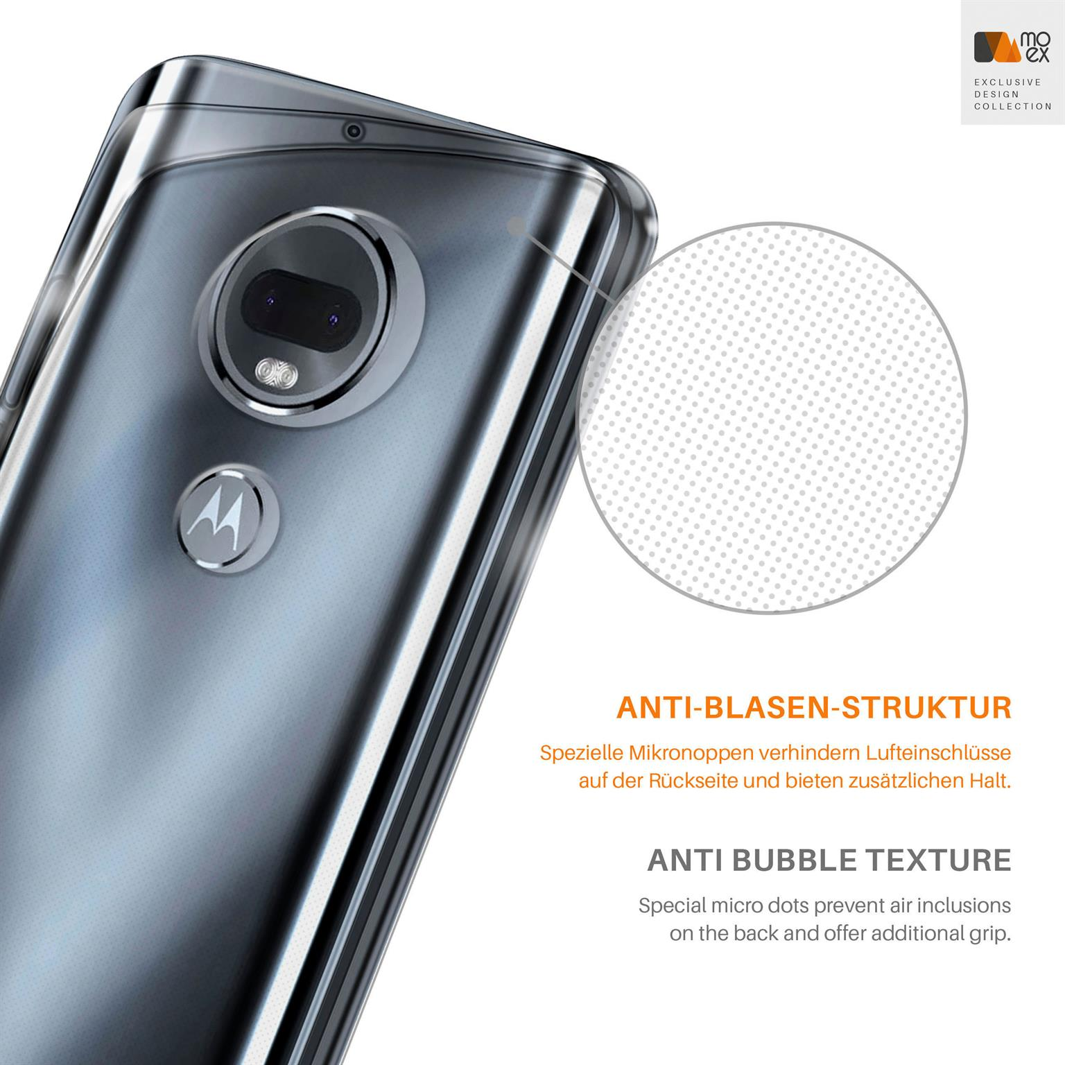 Case, Aero Backcover, Moto MOEX Crystal-Clear Plus, Motorola, G7