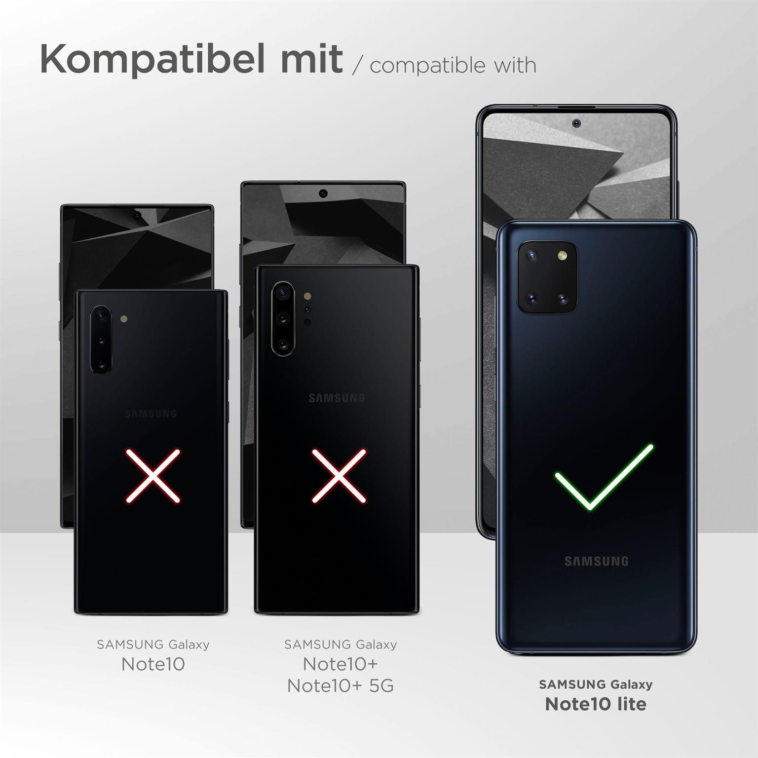 Das Bild zeigt mehrere Smartphones. Ein schwarzes Telefon hat ein grünes Häkchen. Die anderen haben rote X-Markierungen.