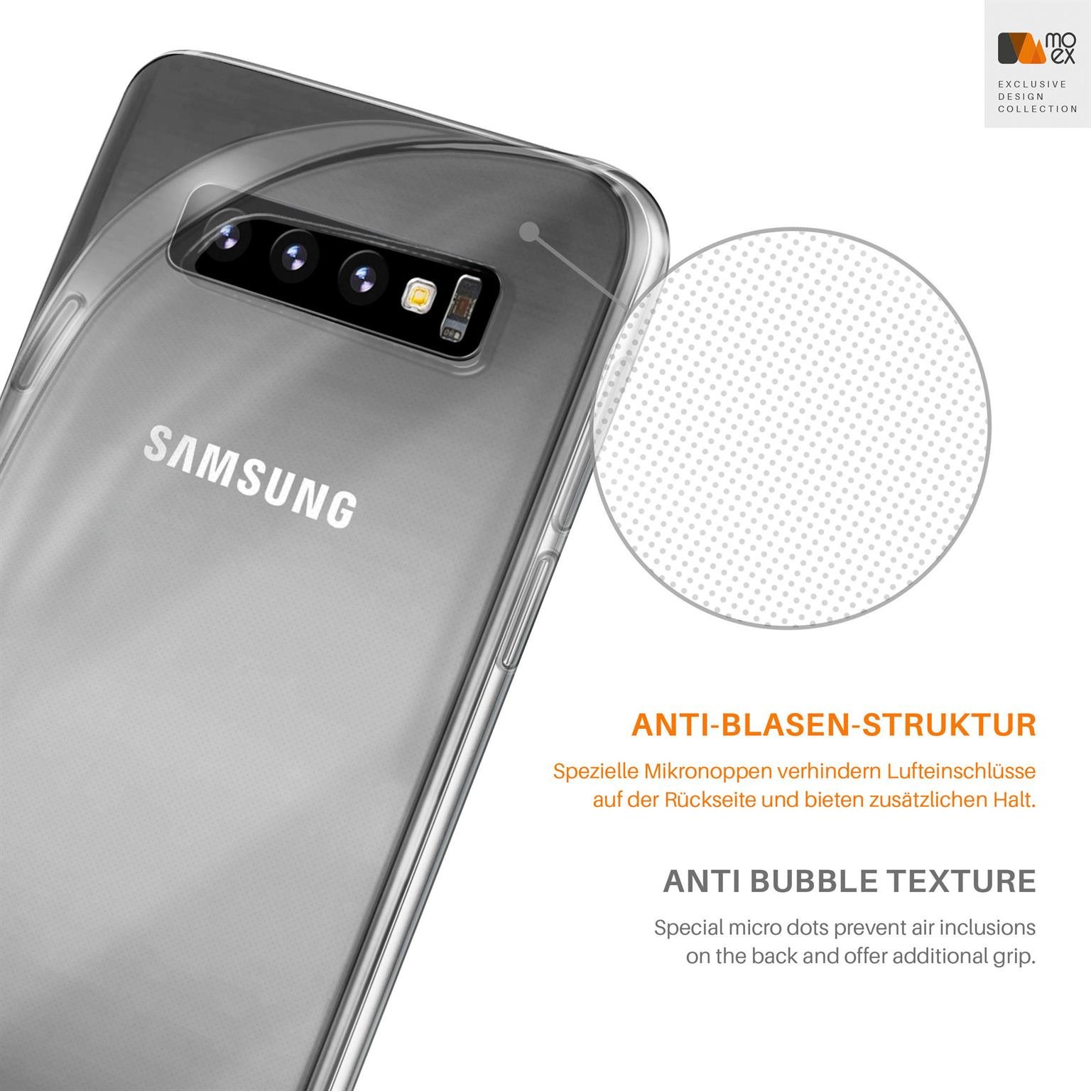 MOEX Aero Samsung, S10 Galaxy Crystal-Clear Plus, Case, Backcover