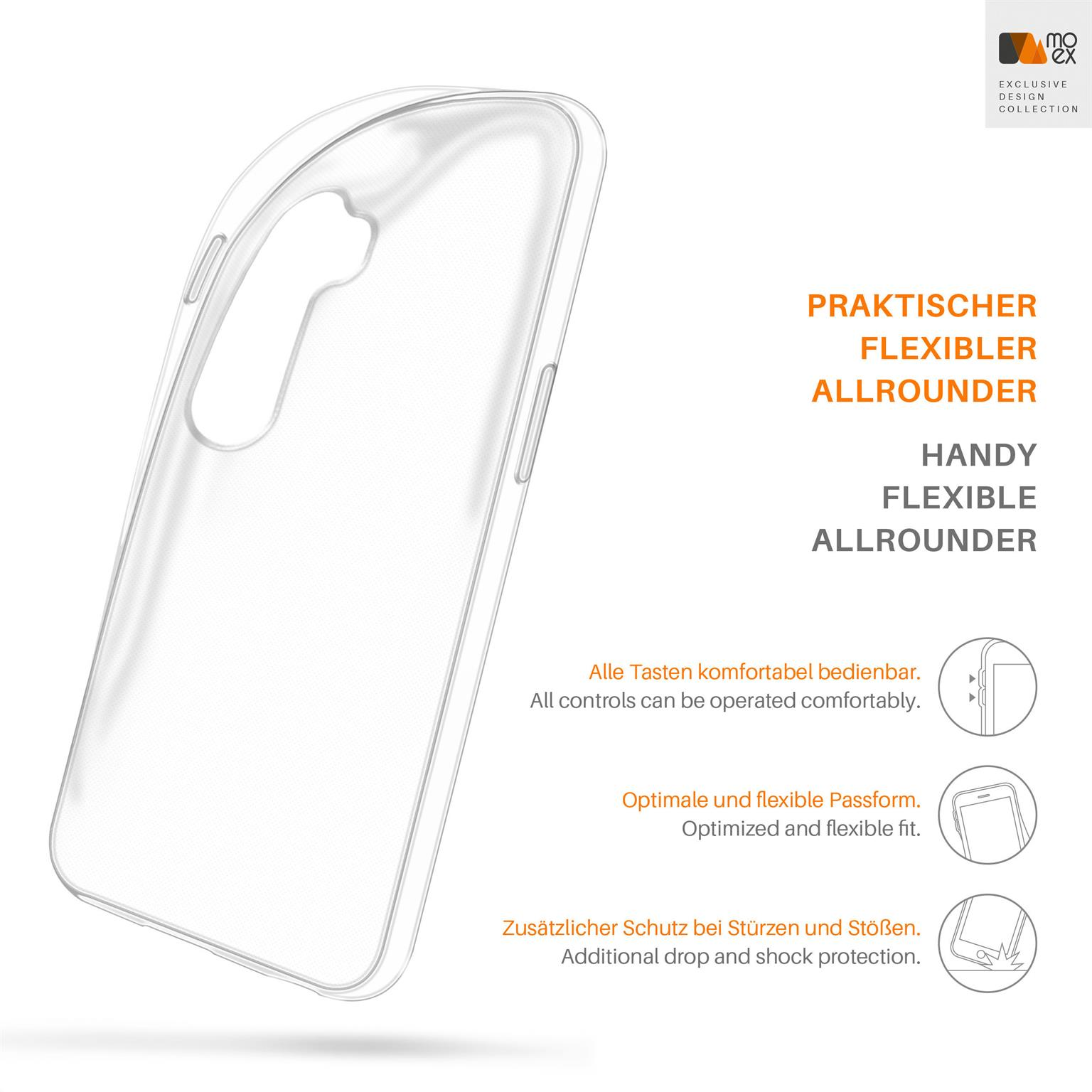 MOEX Nord, Crystal-Clear Backcover, Aero OnePlus, Case,