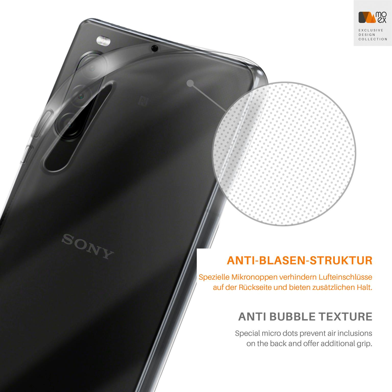 MOEX Crystal-Clear Aero Case, Backcover, 10 II, Sony, Xperia