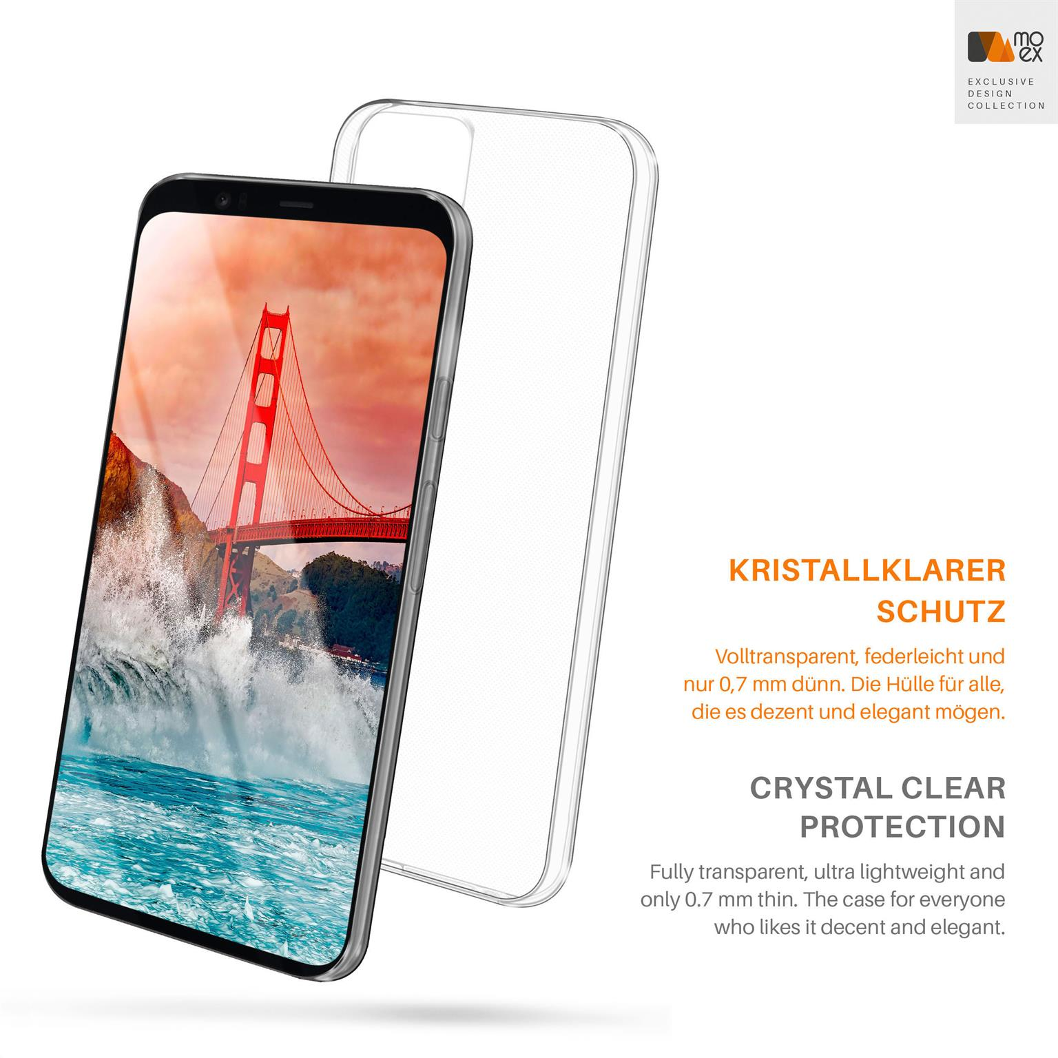 Backcover, Aero Case, Google, Crystal-Clear XL, 4 Pixel MOEX