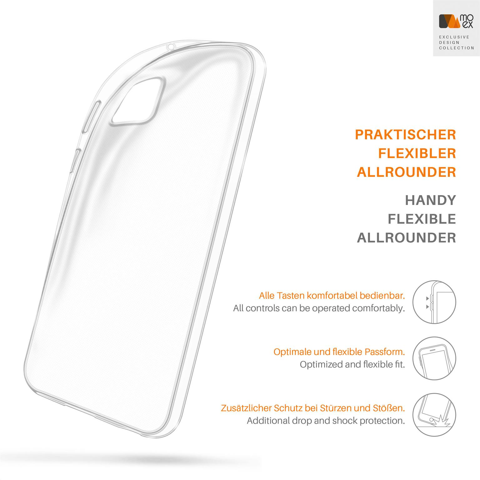 Backcover, Aero Case, Google, Crystal-Clear XL, 4 Pixel MOEX