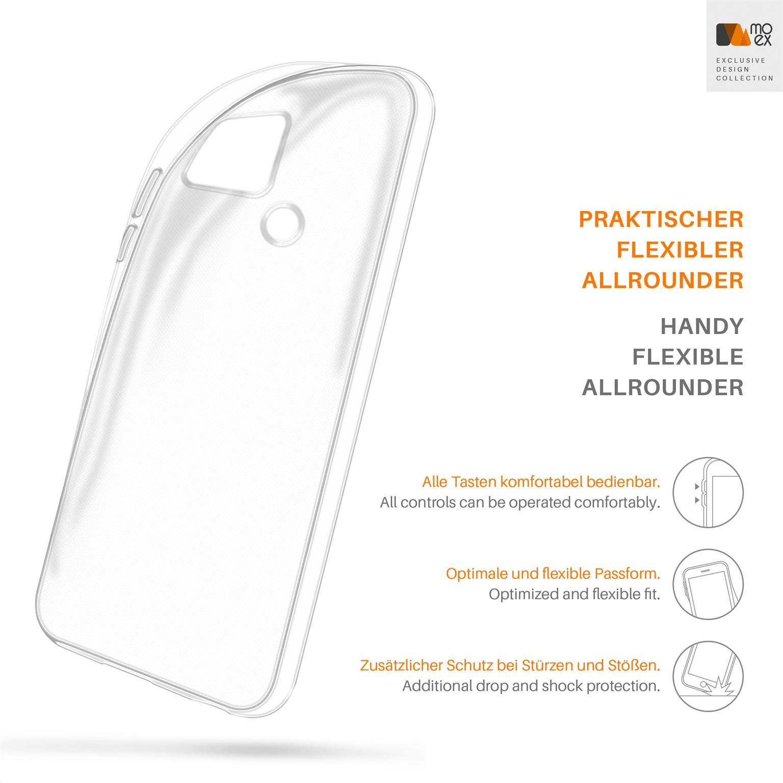 MOEX Aero Case, Backcover, Oppo, Crystal-Clear A15