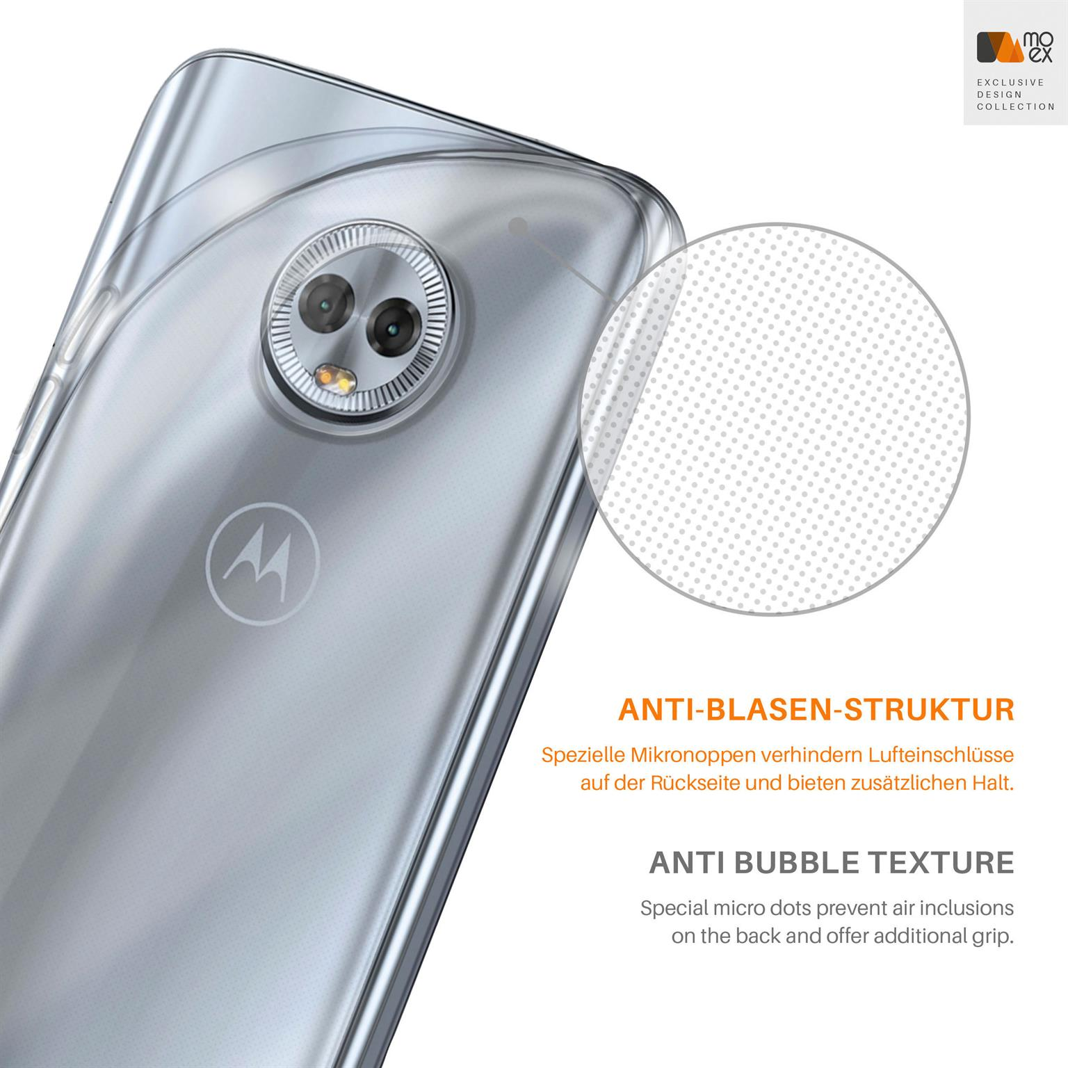 MOEX Aero Case, Backcover, Motorola, Crystal-Clear Moto G6
