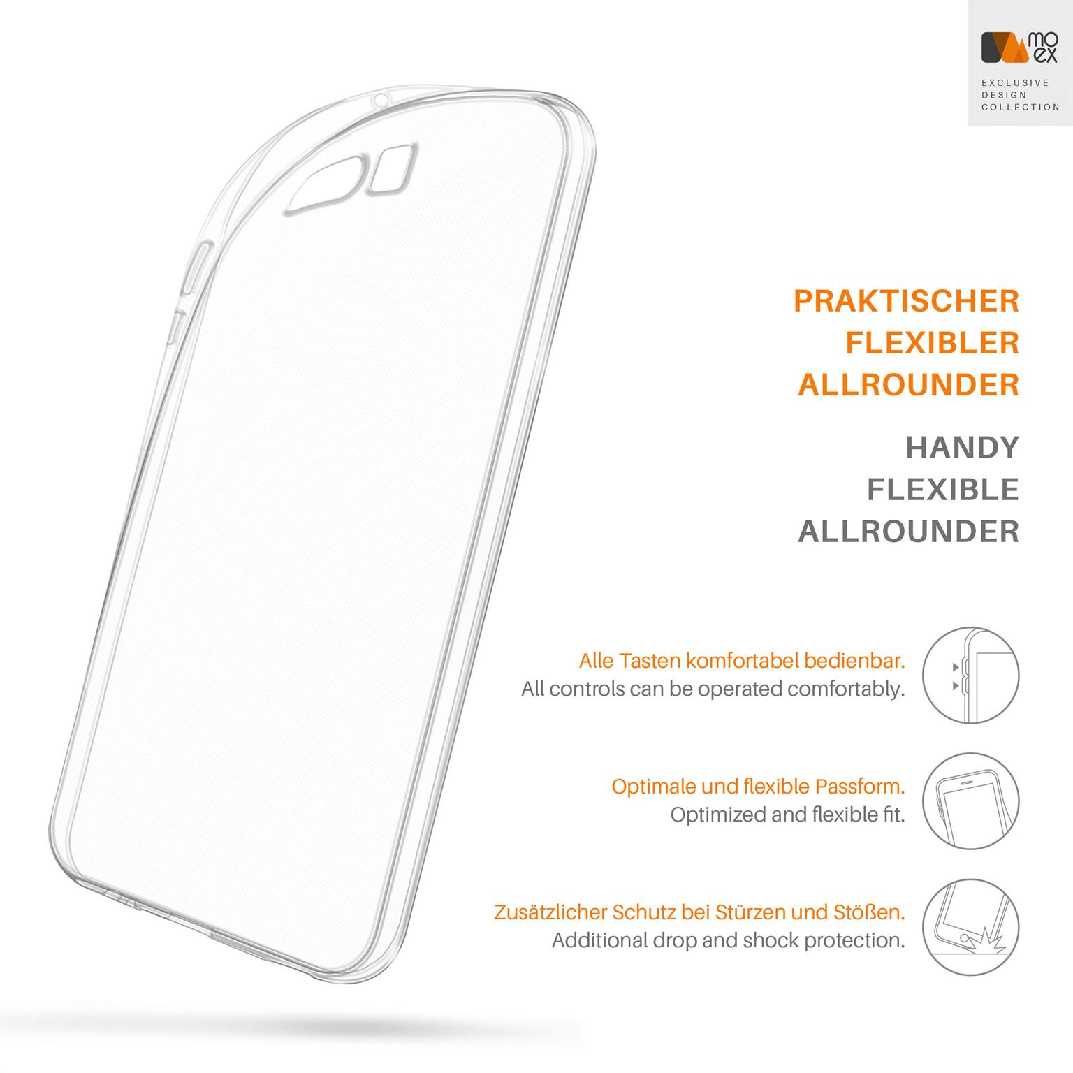 MOEX Aero Case, Backcover, Huawei, Crystal-Clear 9, Honor