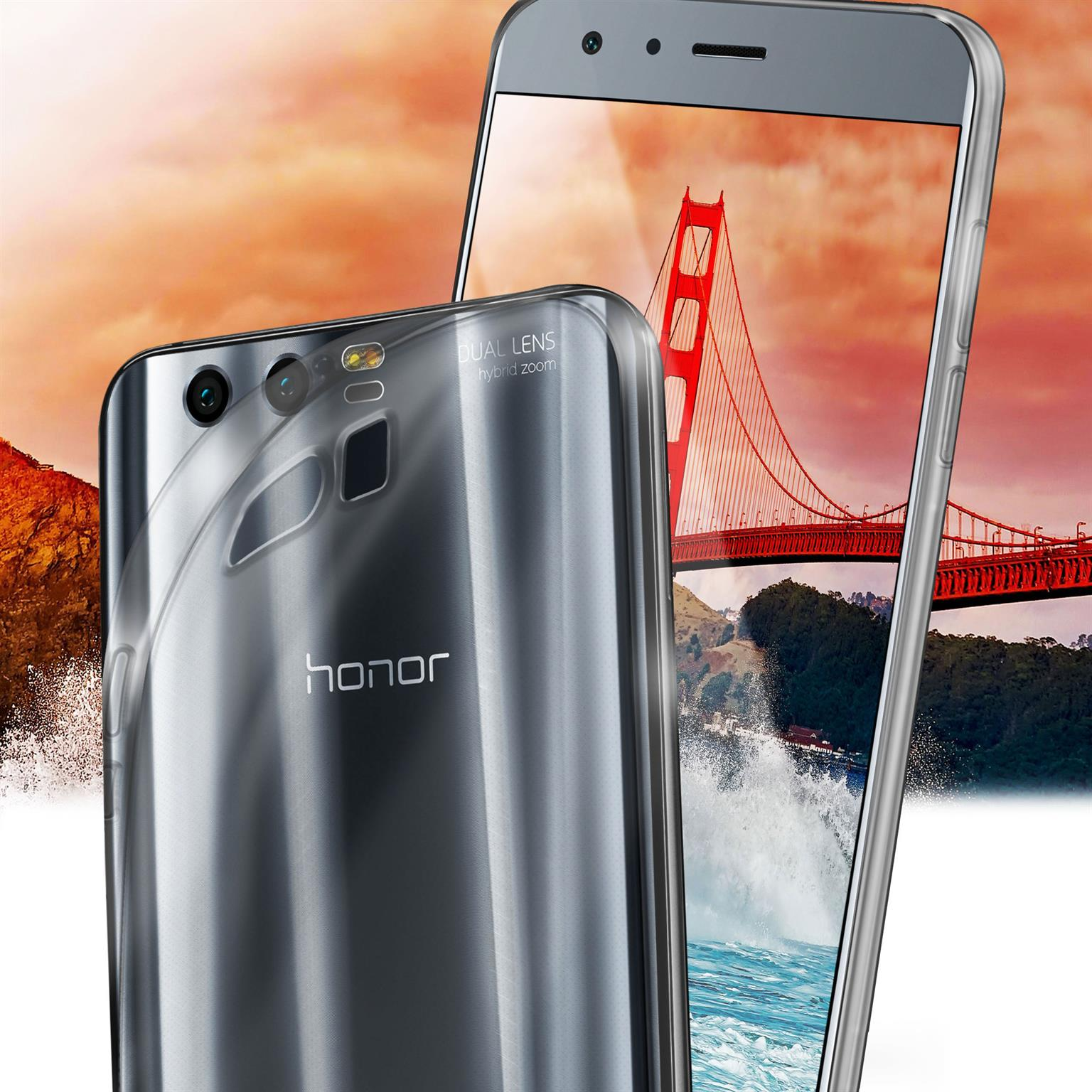 Backcover, Huawei, Crystal-Clear Honor Case, MOEX Aero 9,