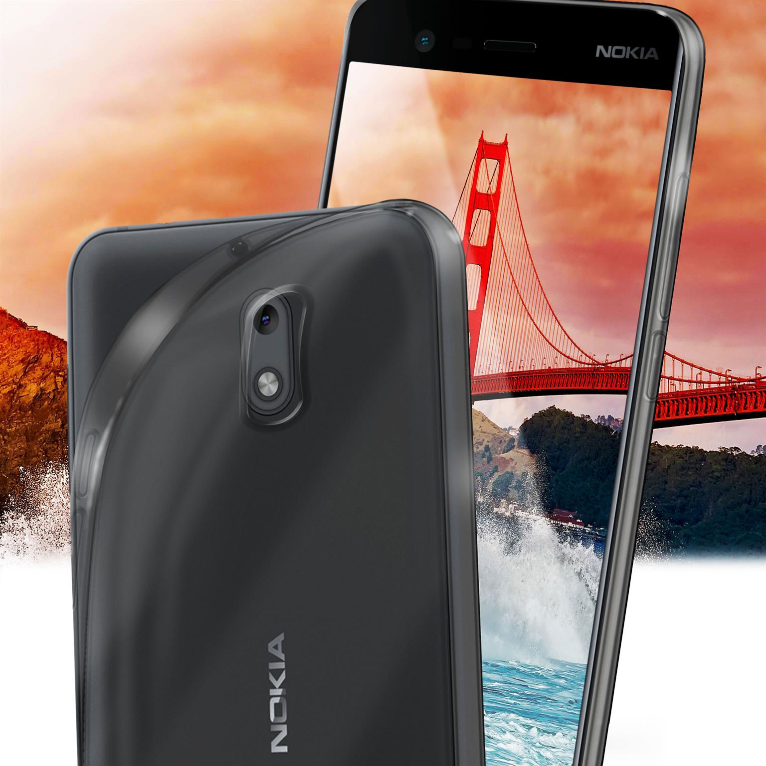 MOEX Aero Case, Backcover, 3, Nokia, Crystal-Clear