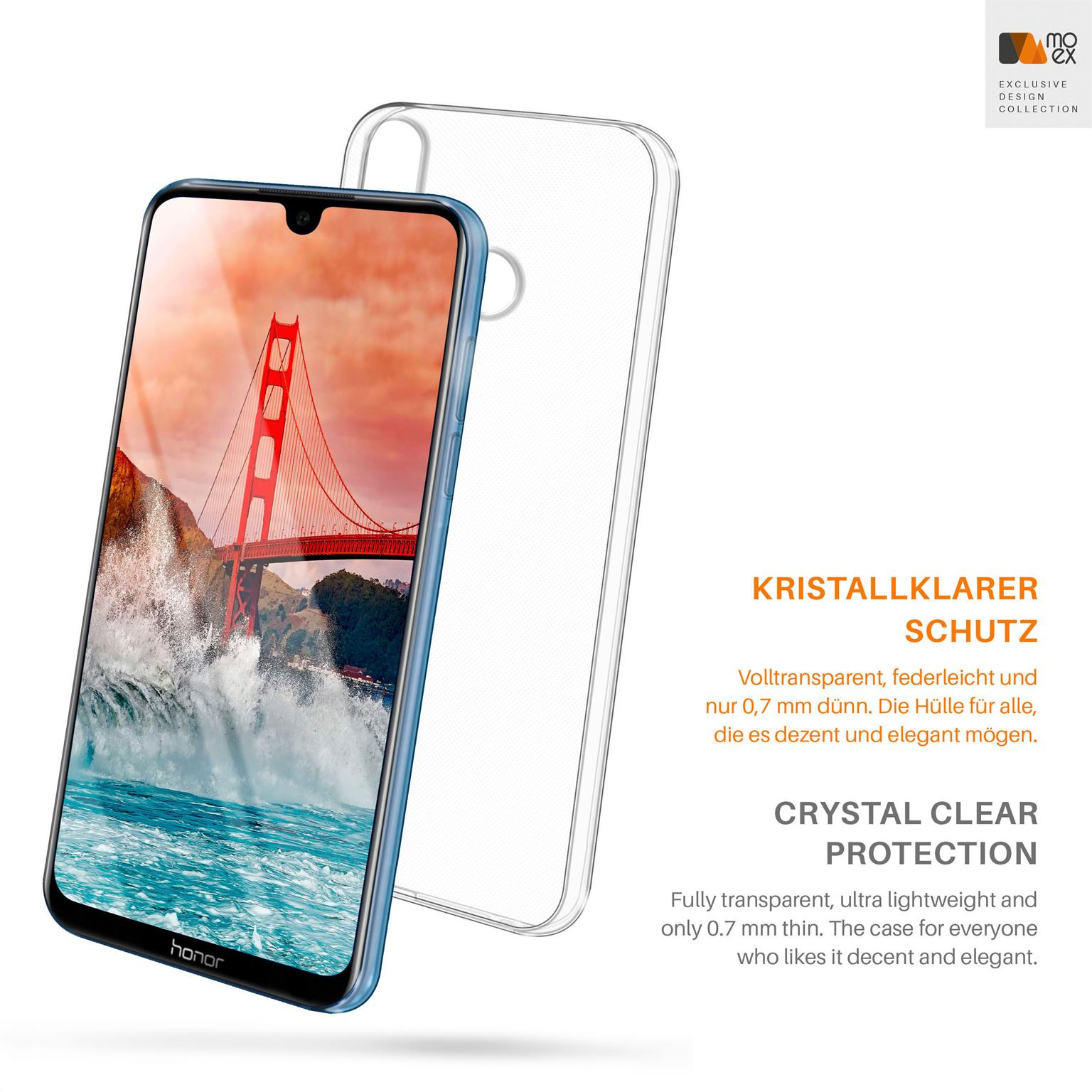 MOEX Aero Case, Backcover, 8X Crystal-Clear Max, Huawei, Honor
