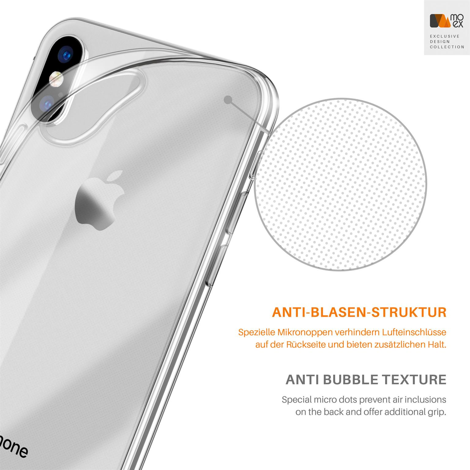 Backcover, iPhone Aero XS Max, MOEX Apple, Case, Crystal-Clear