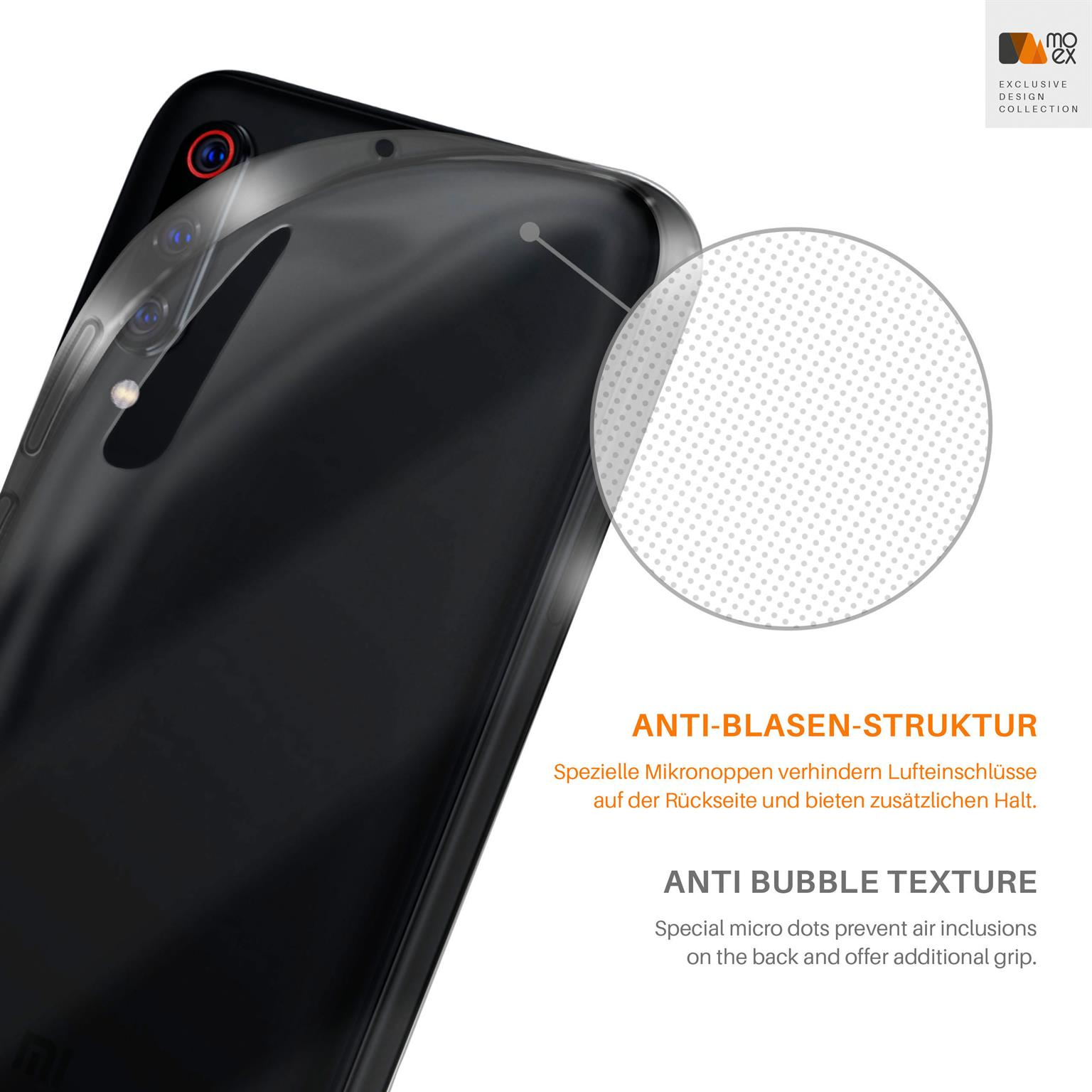 Aero MOEX Pro, Crystal-Clear Case, Backcover, Xiaomi, 9 Mi