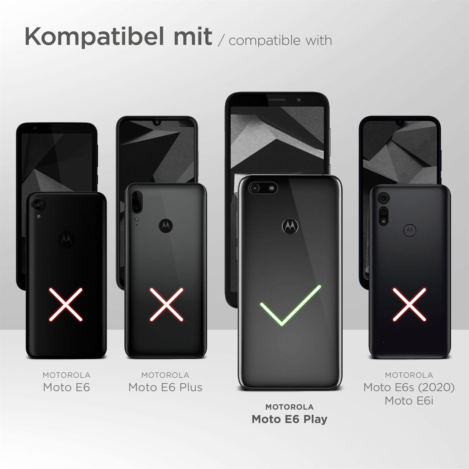 Displayschutz(für klar 3x Schutzfolie, Play) E6 Motorola Moto MOEX