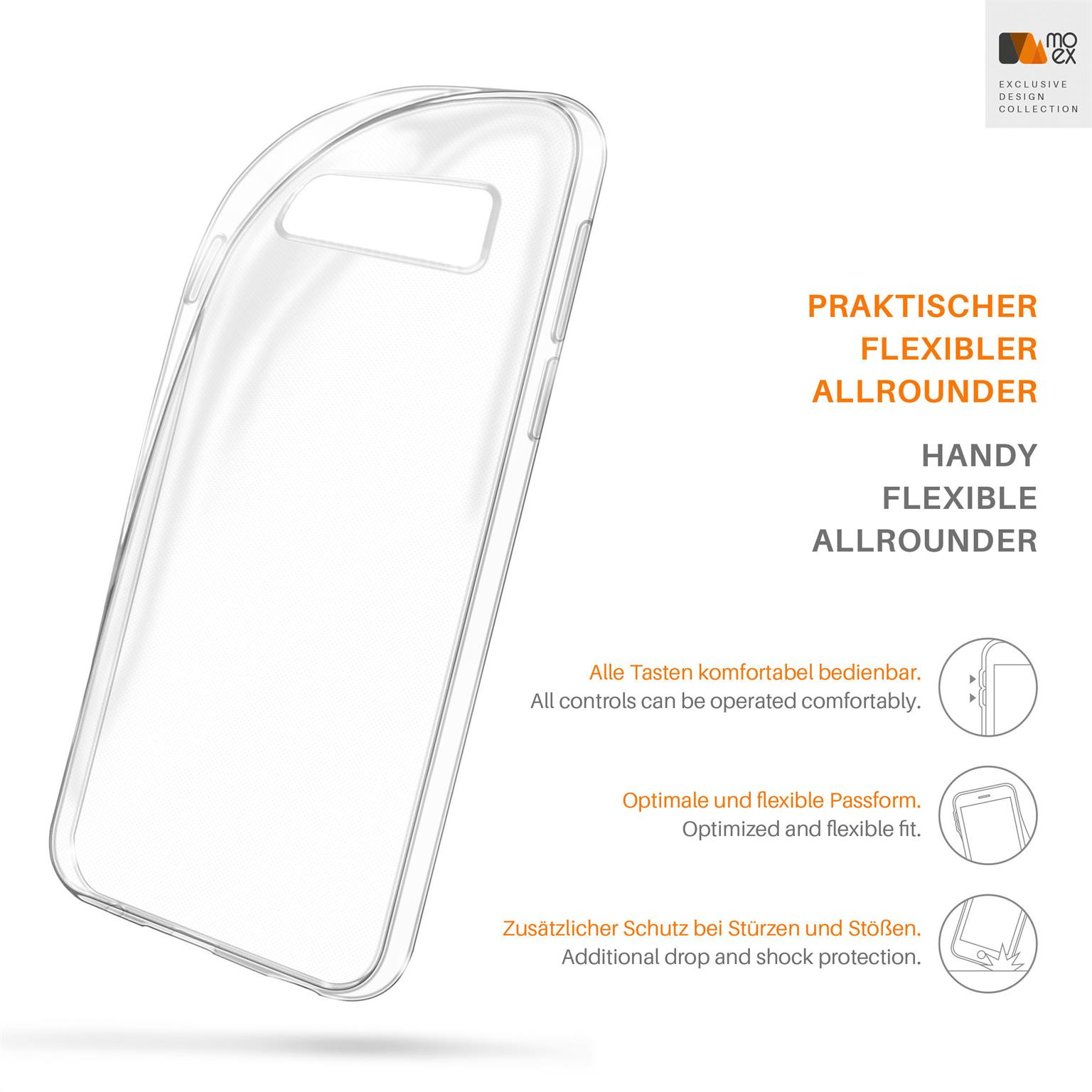 Backcover, MOEX Samsung, Note Aero Galaxy Case, 8, Crystal-Clear