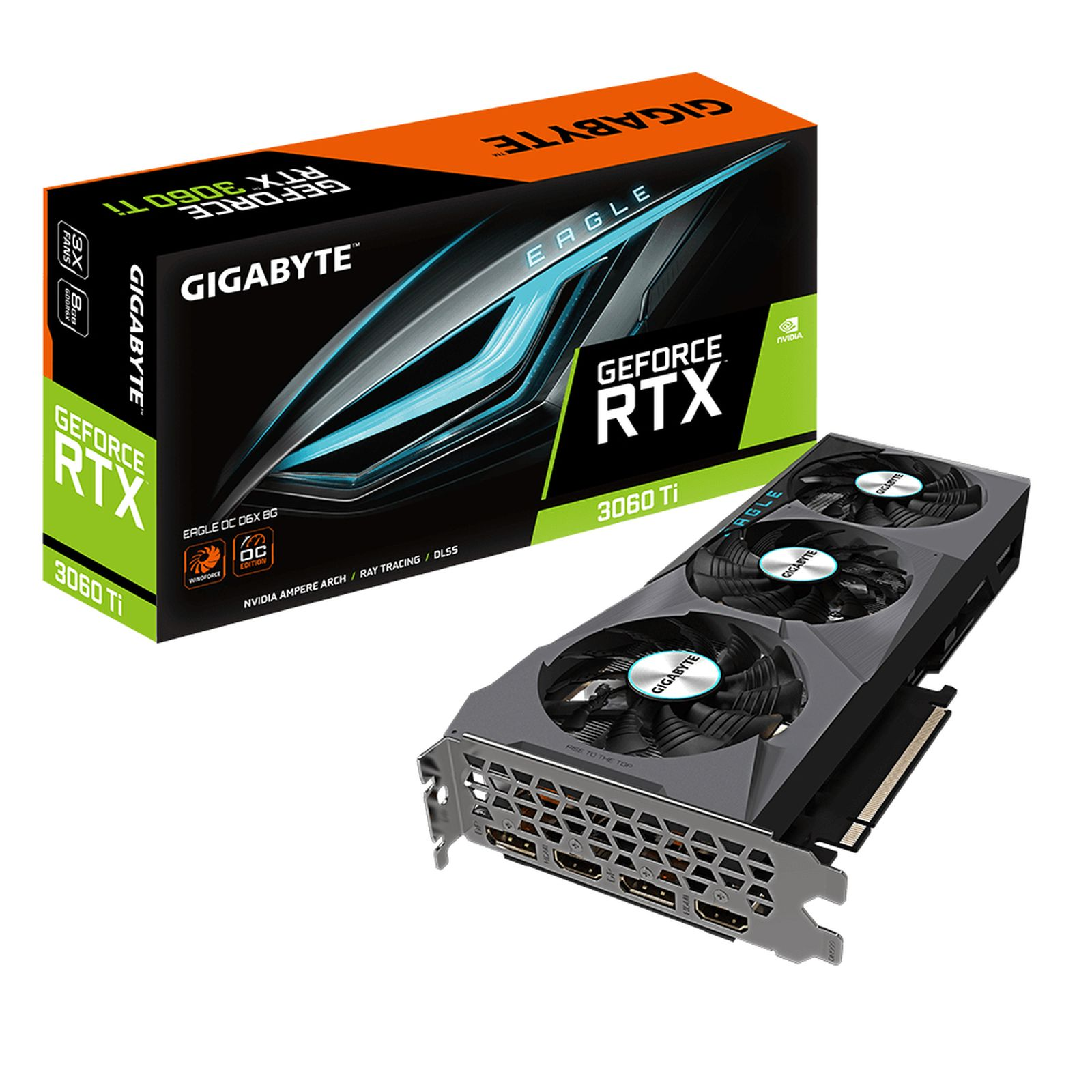 GIGABYTE GeForce RTX (NVIDIA, 3060 EAGLE Ti Grafikkarte) OC